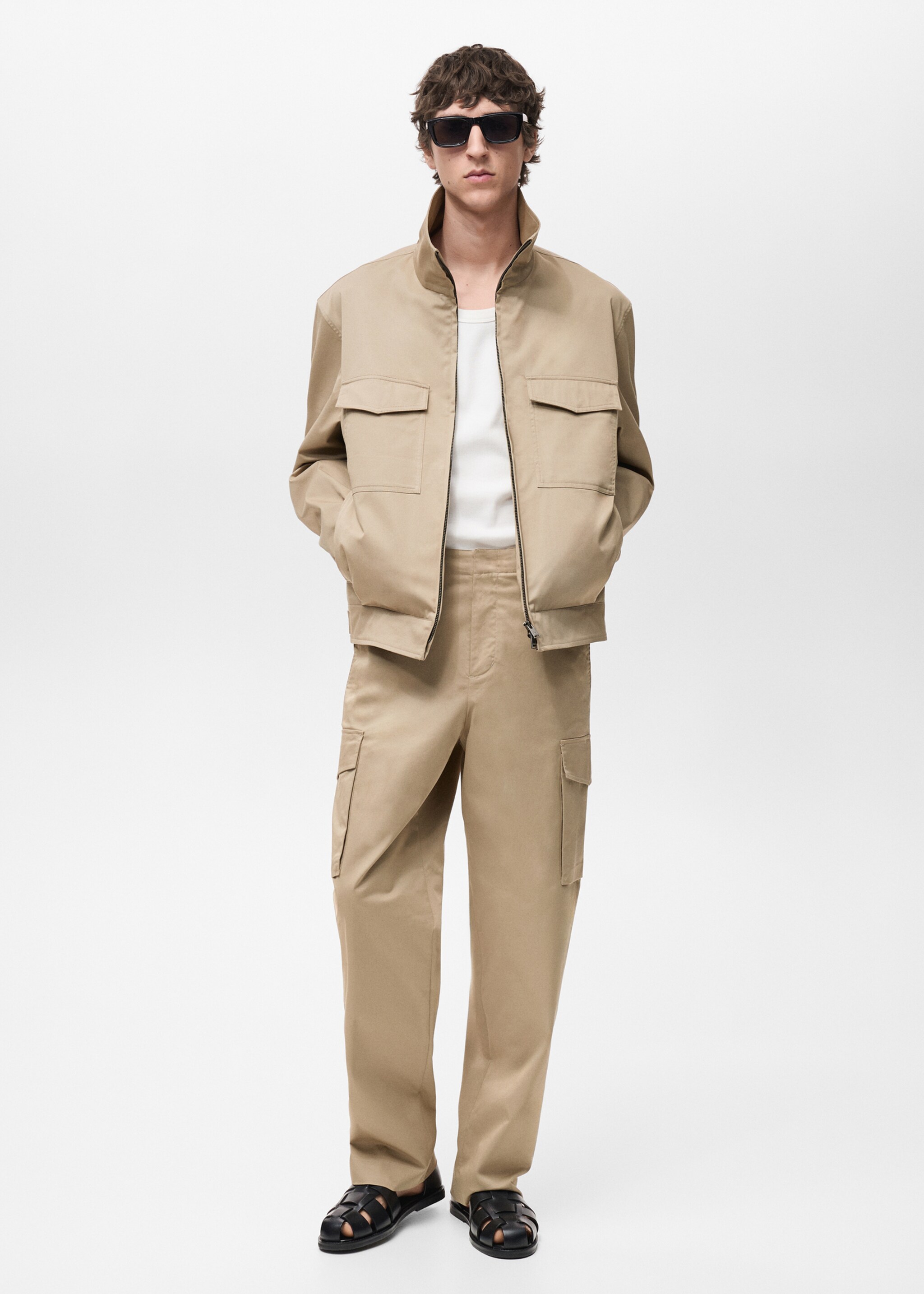 Spodnie cargo relaxed fit - Plan ogólny