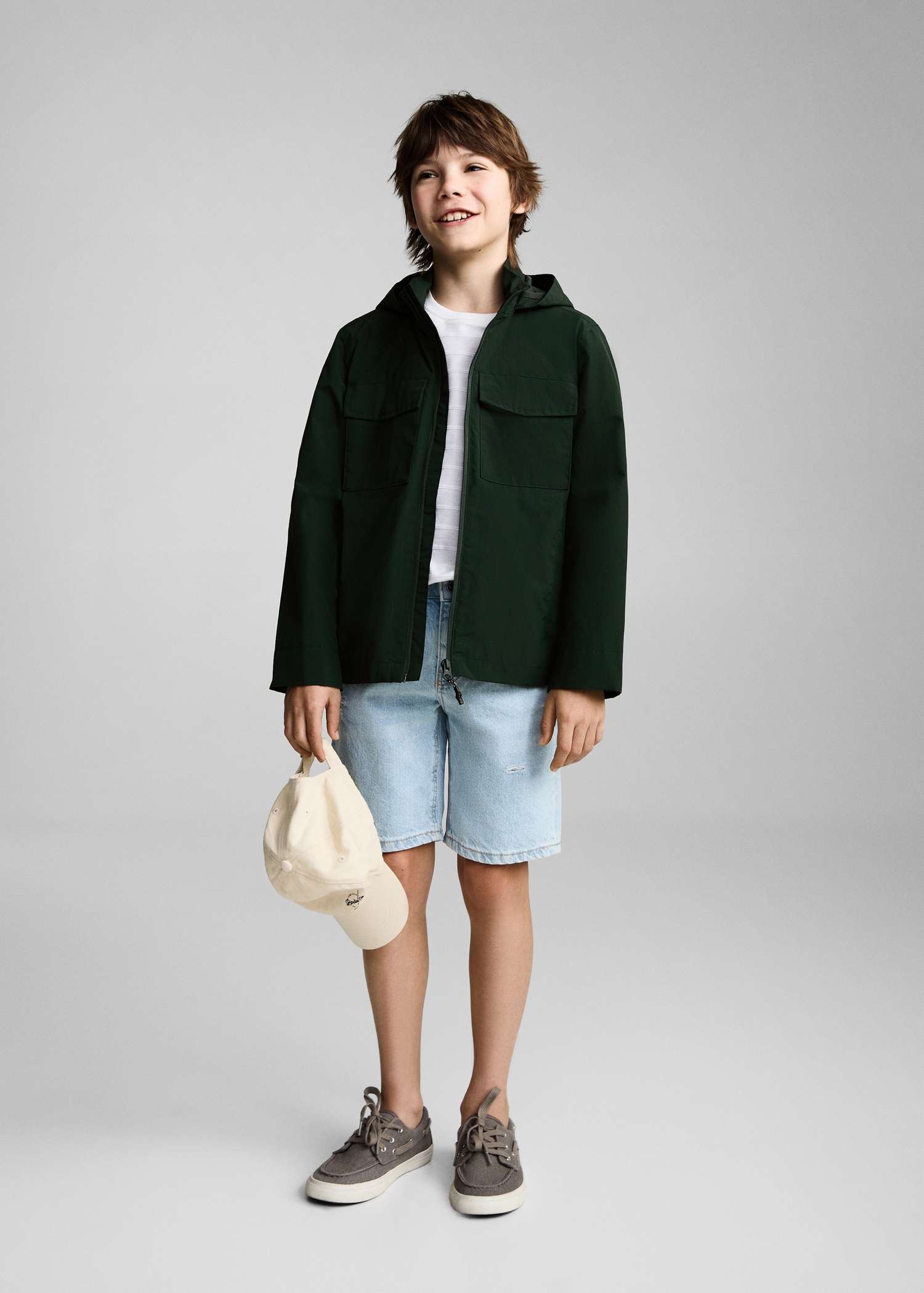 Parka impermeabile cappuccio - Piano generale