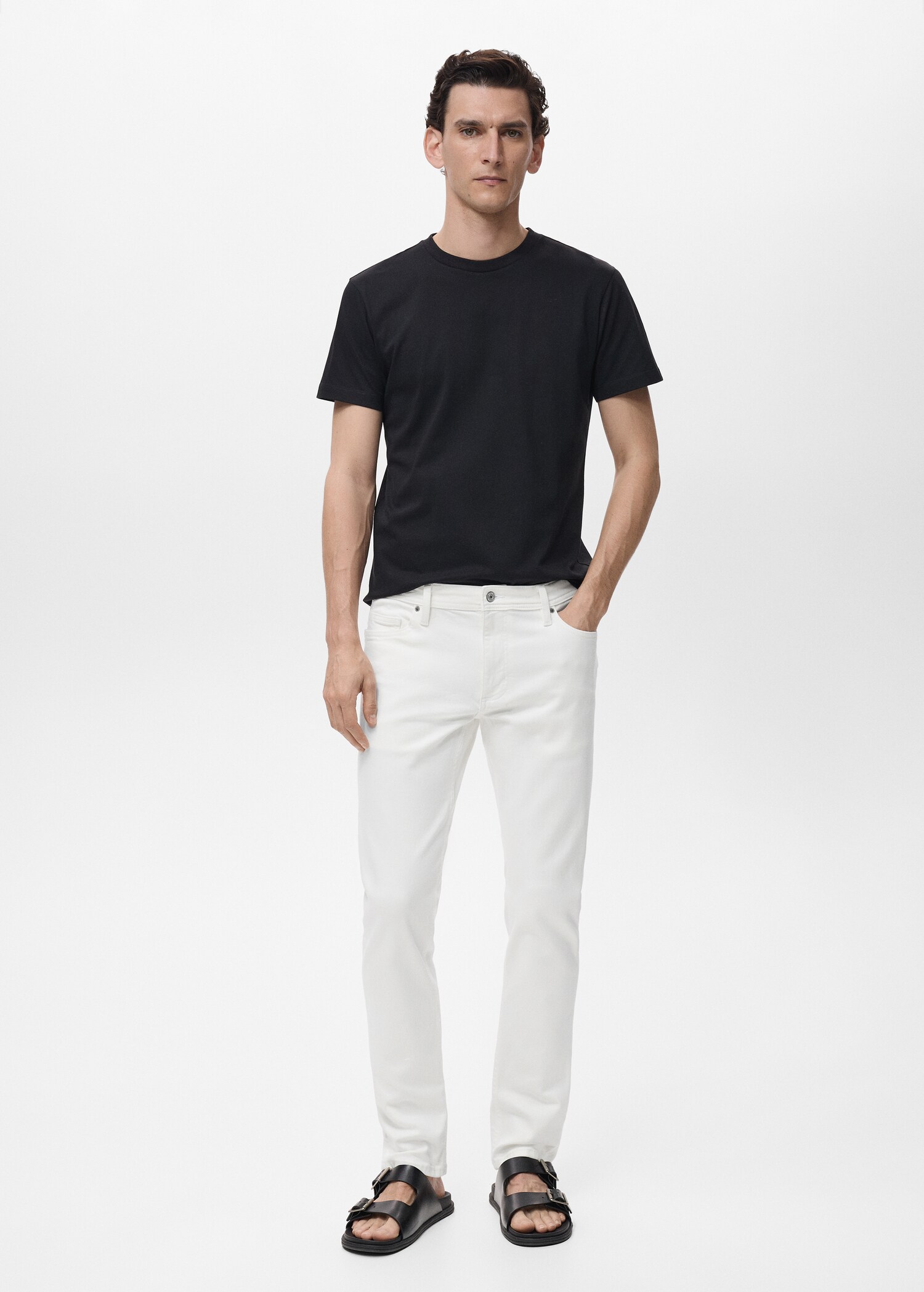 Jeans Jan slim fit bianchi - Piano generale