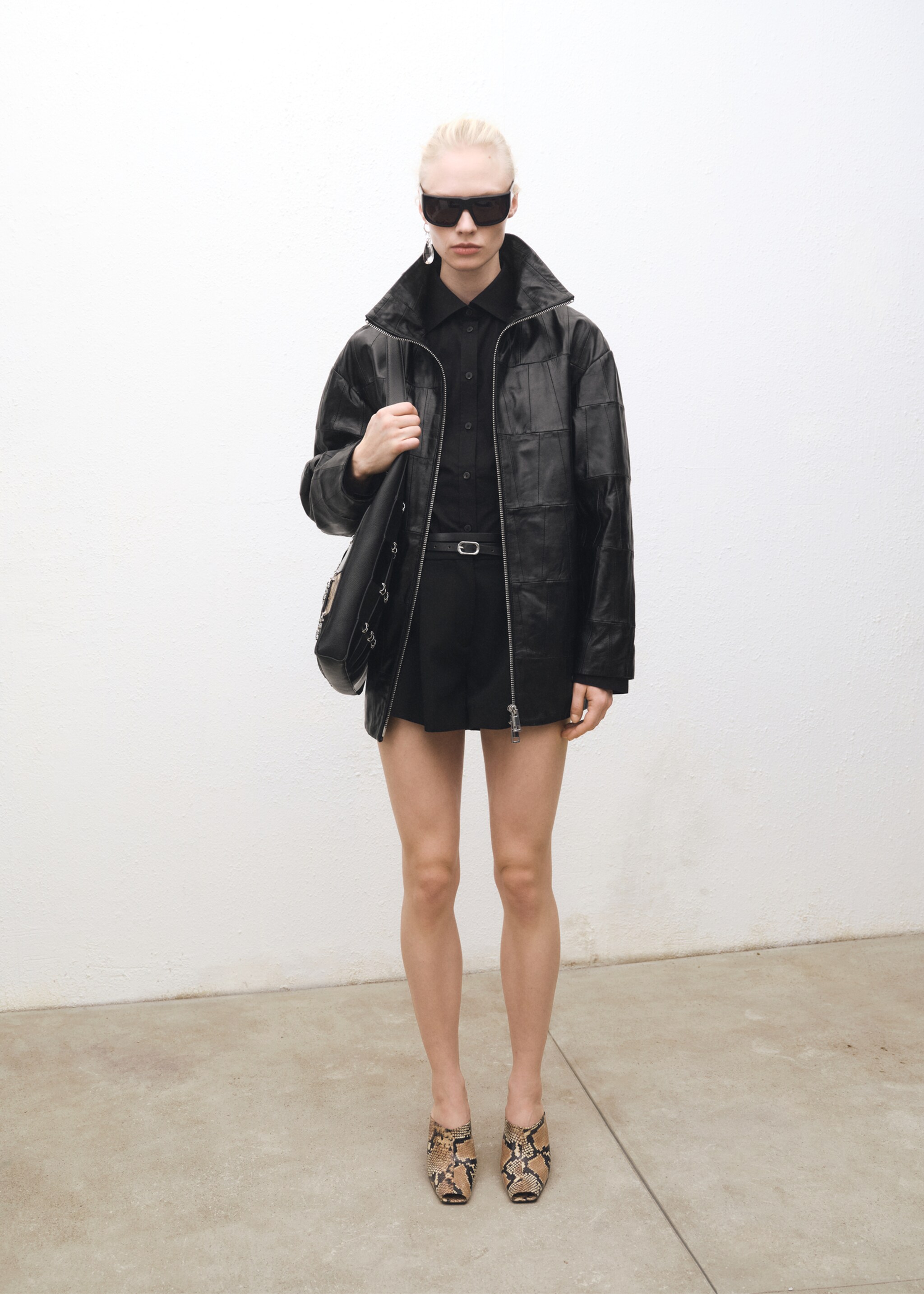 Abric oversize pell patchwork - Pla general