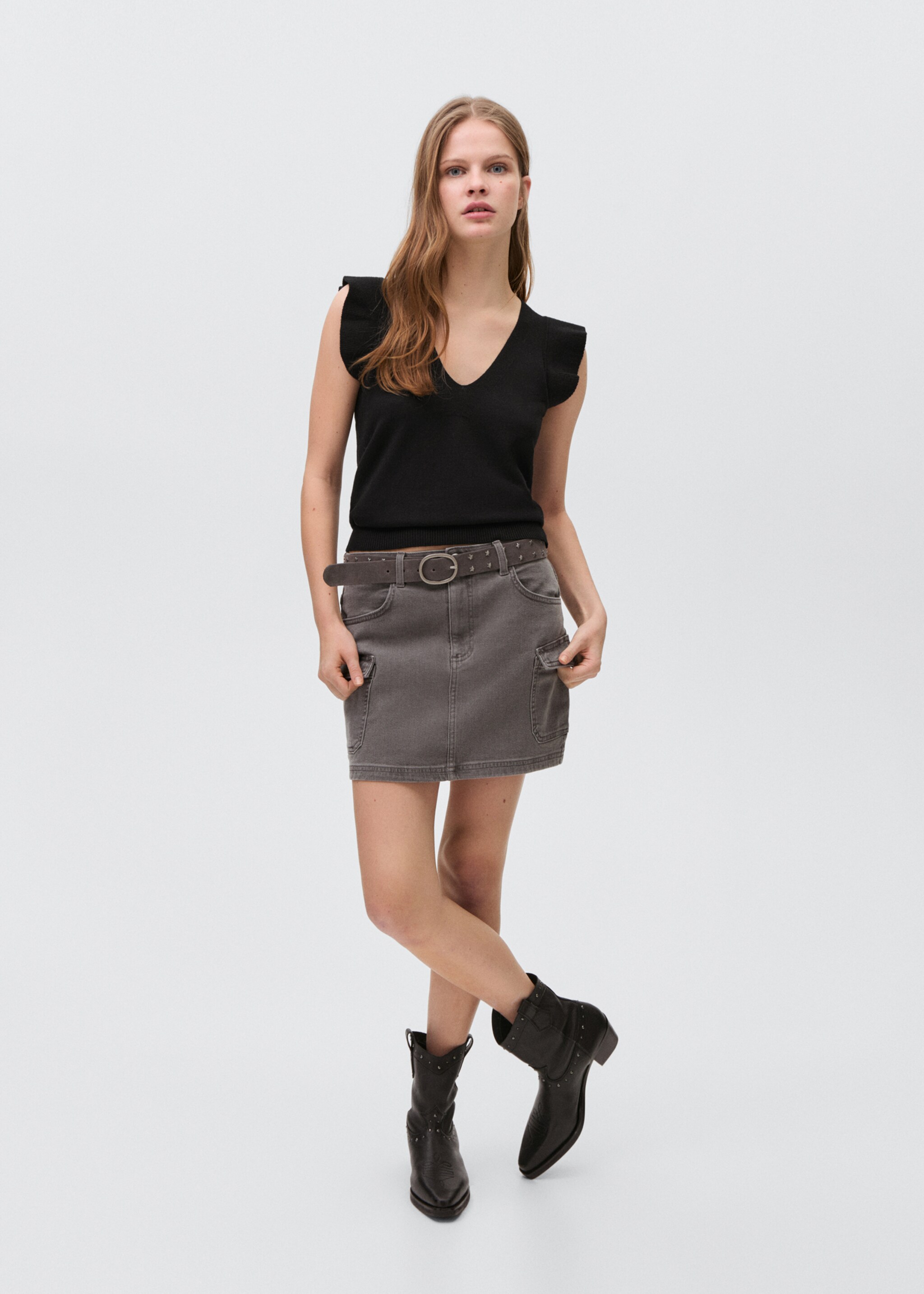 V-neck top - General plane