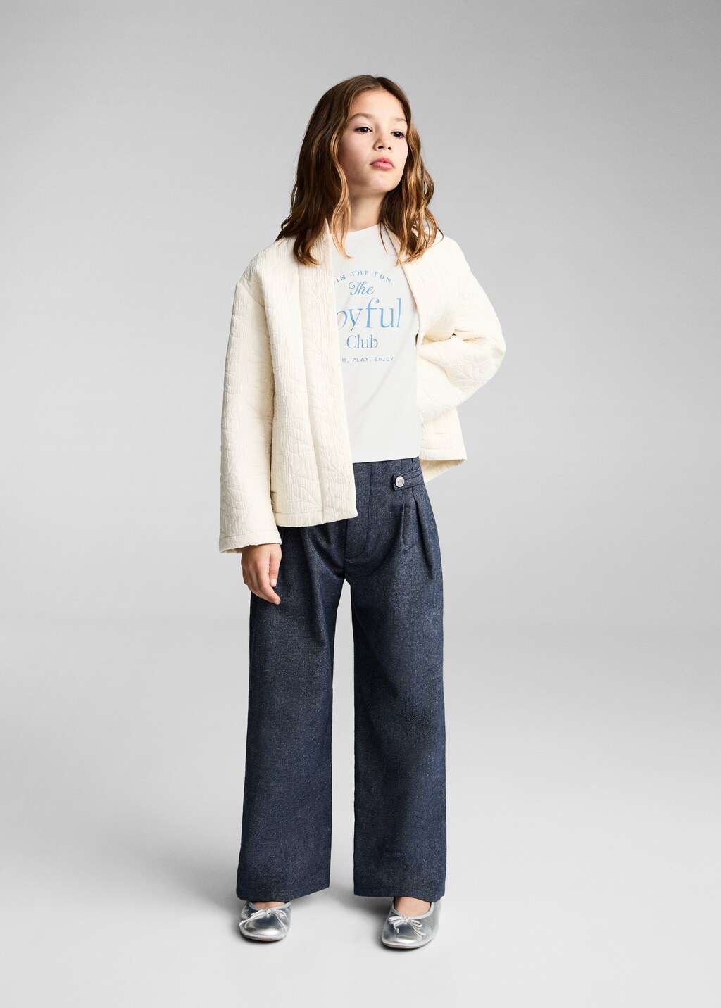 Ruffled printed t-shirt - Kids | MANGO USA