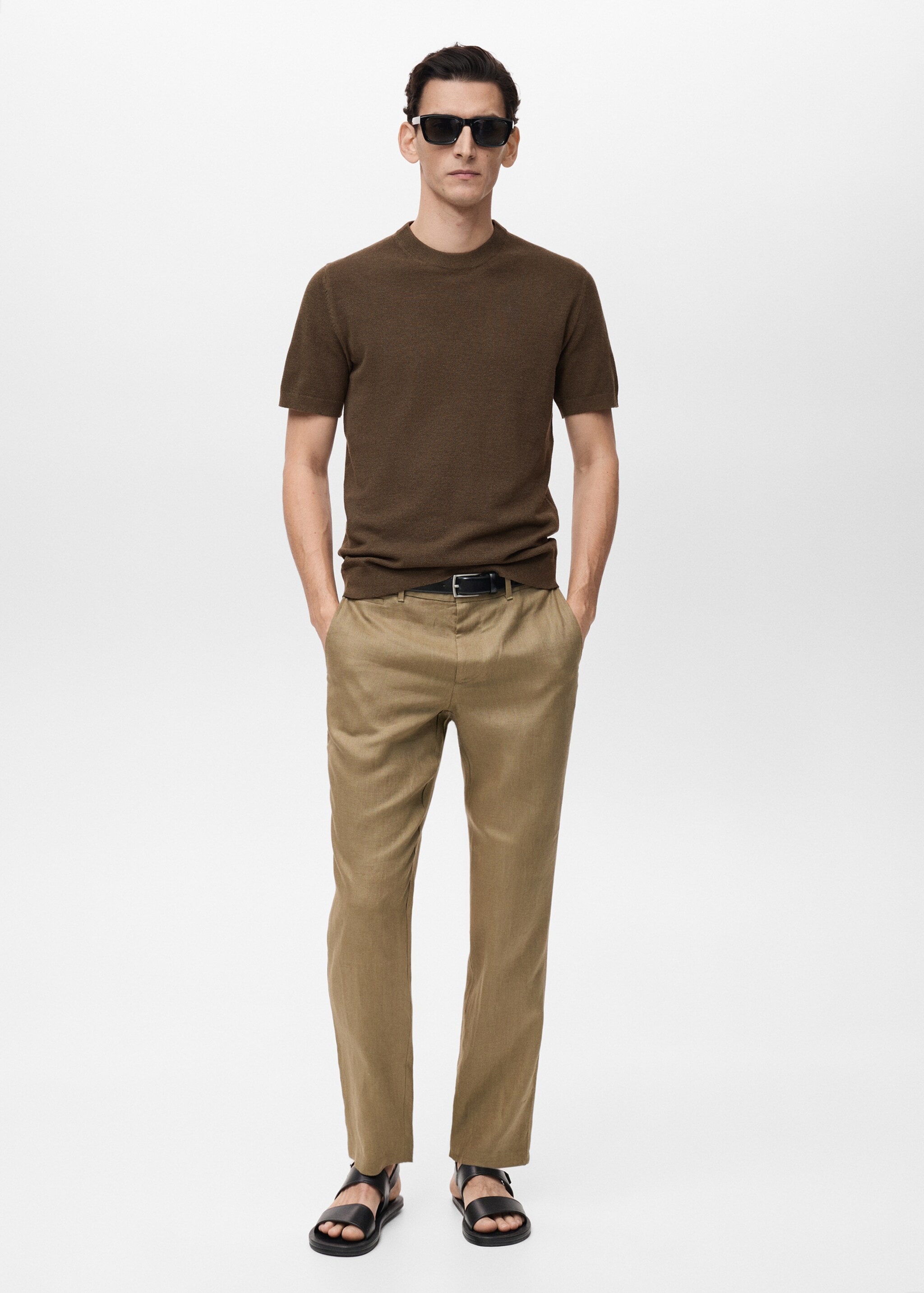 Camiseta punto fino algodón - Plano general
