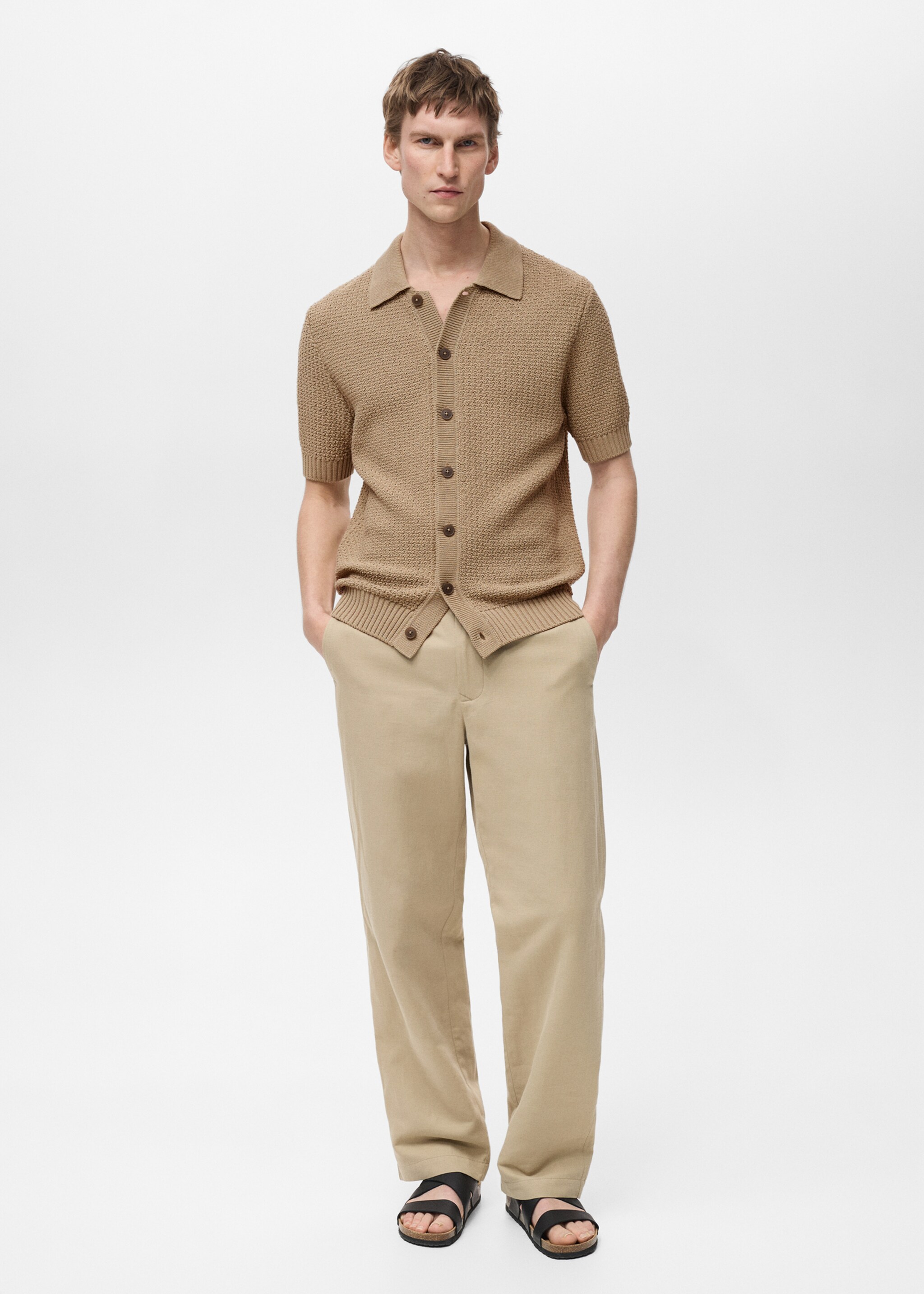 Chemise maille coton - Plan général