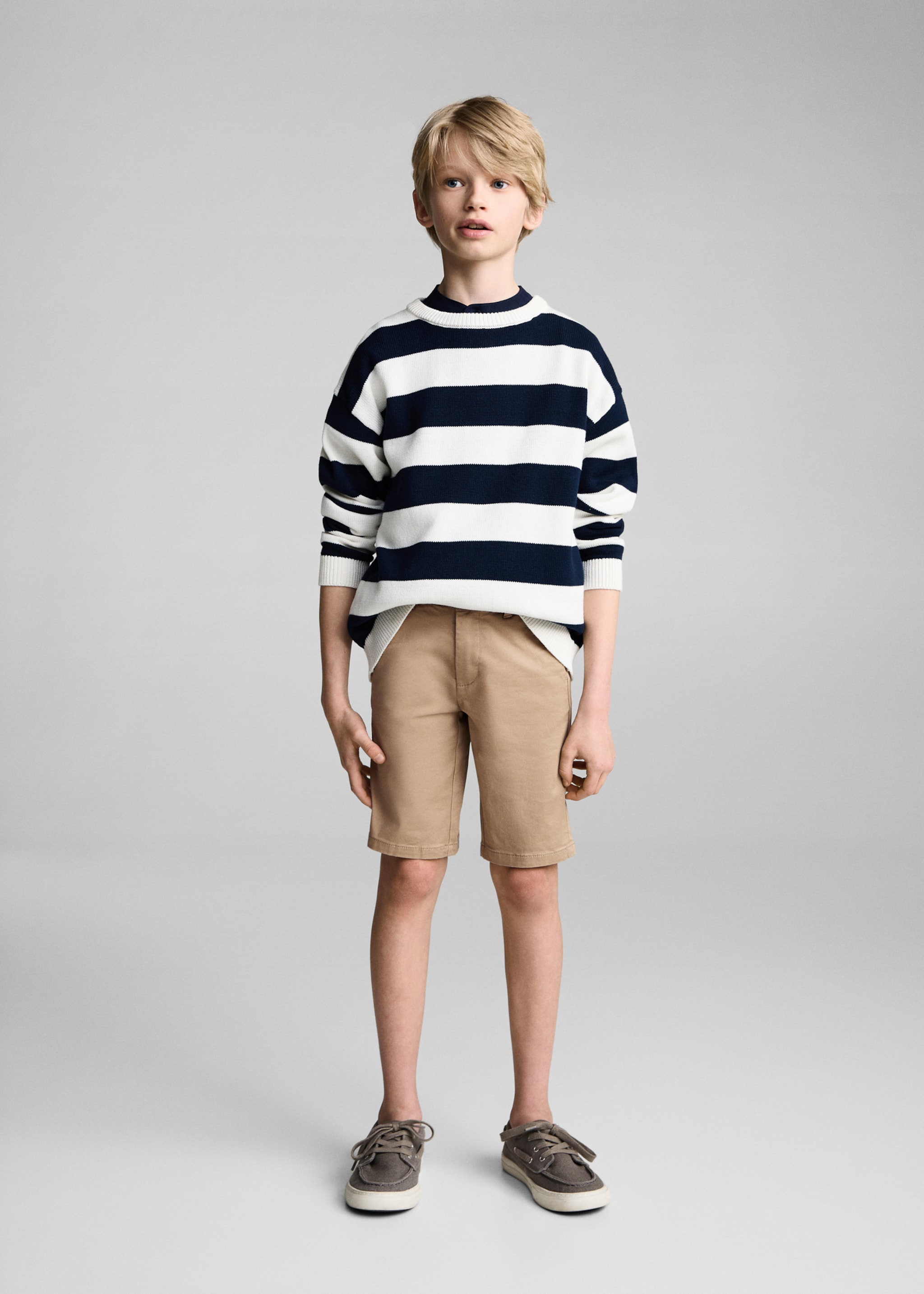 Baumwoll-Bermudas im Chino-Stil - Allgemeine Ansicht