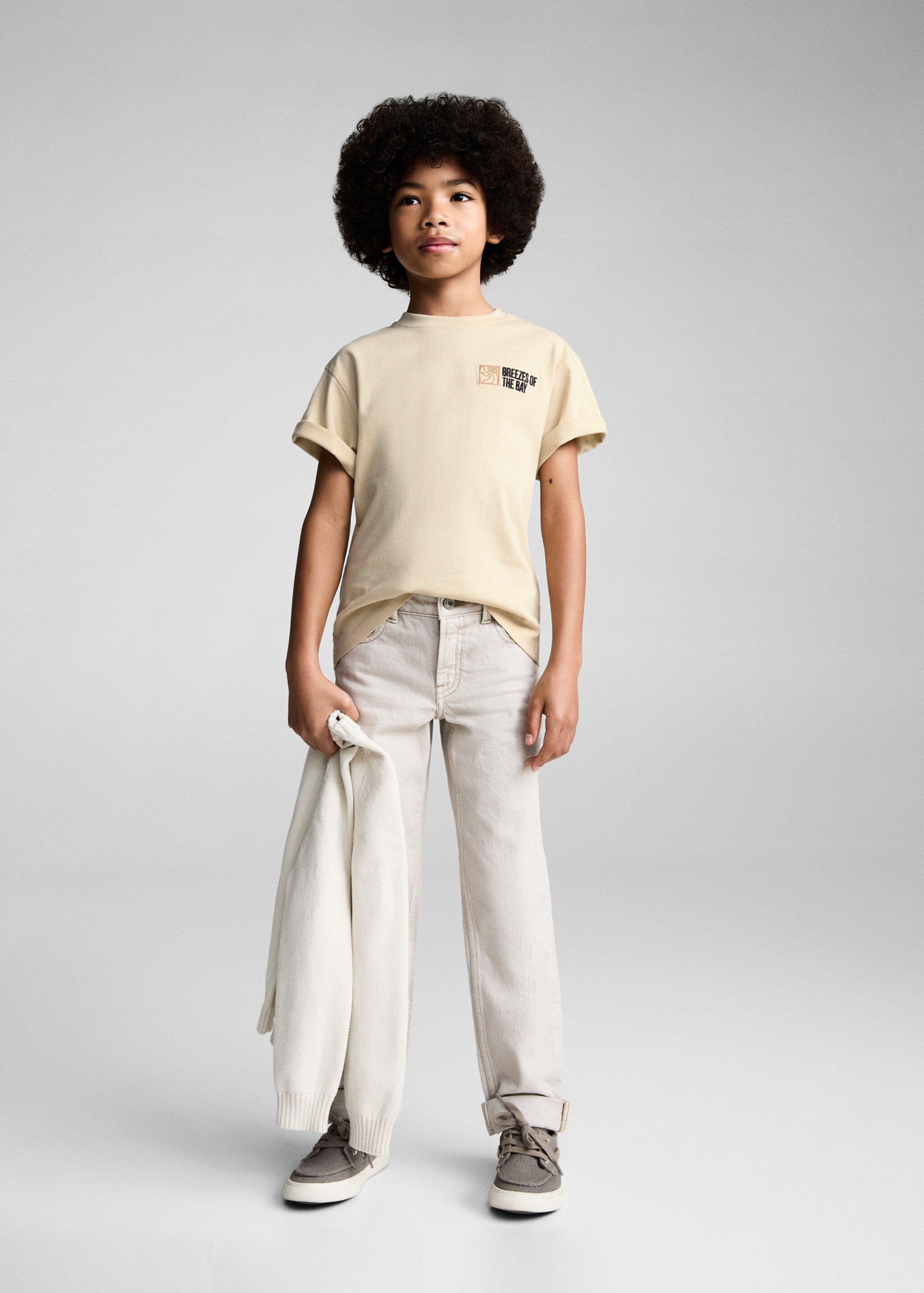 T-shirt en coton imprimé - Plan général