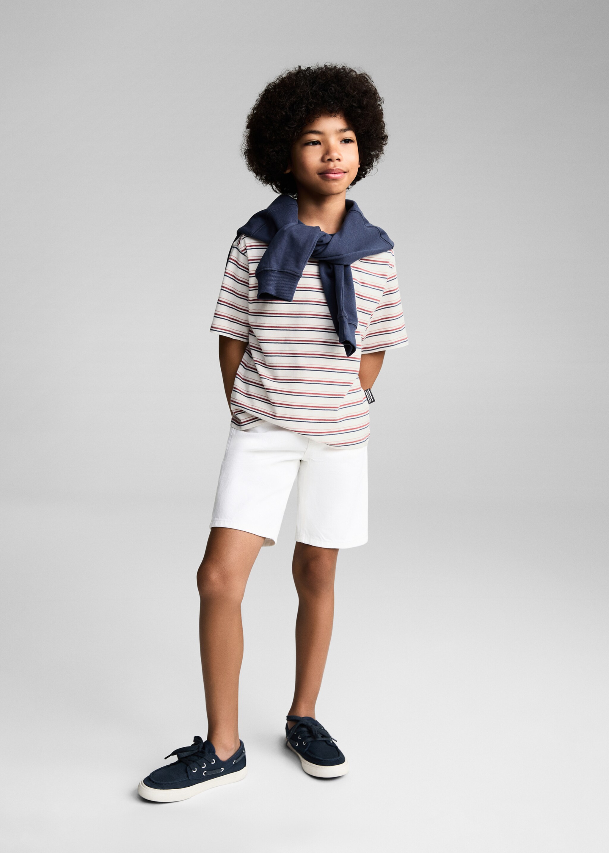 Striped cotton T-shirt - General plane