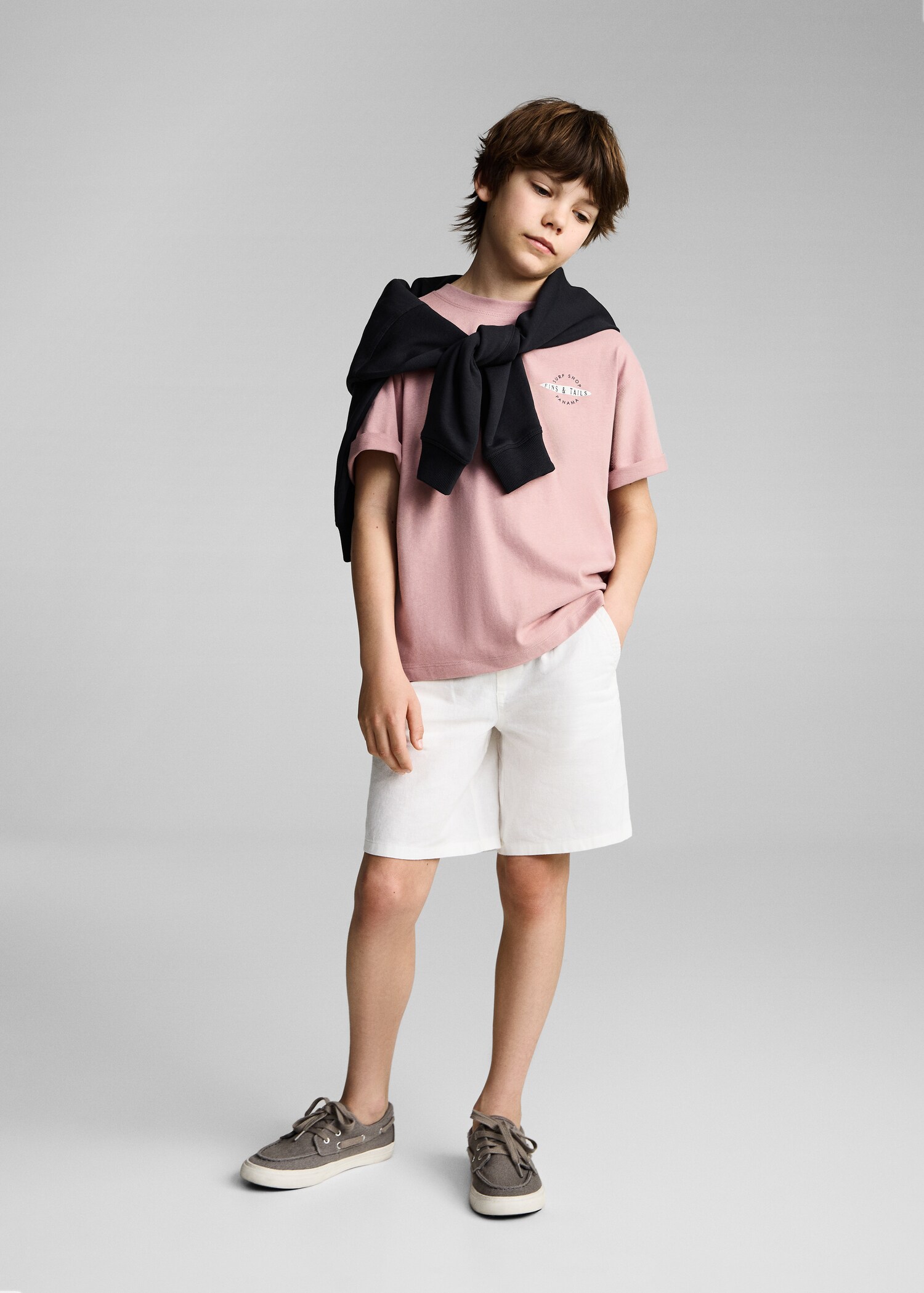 Short-sleeved t-shirt with message - General plane