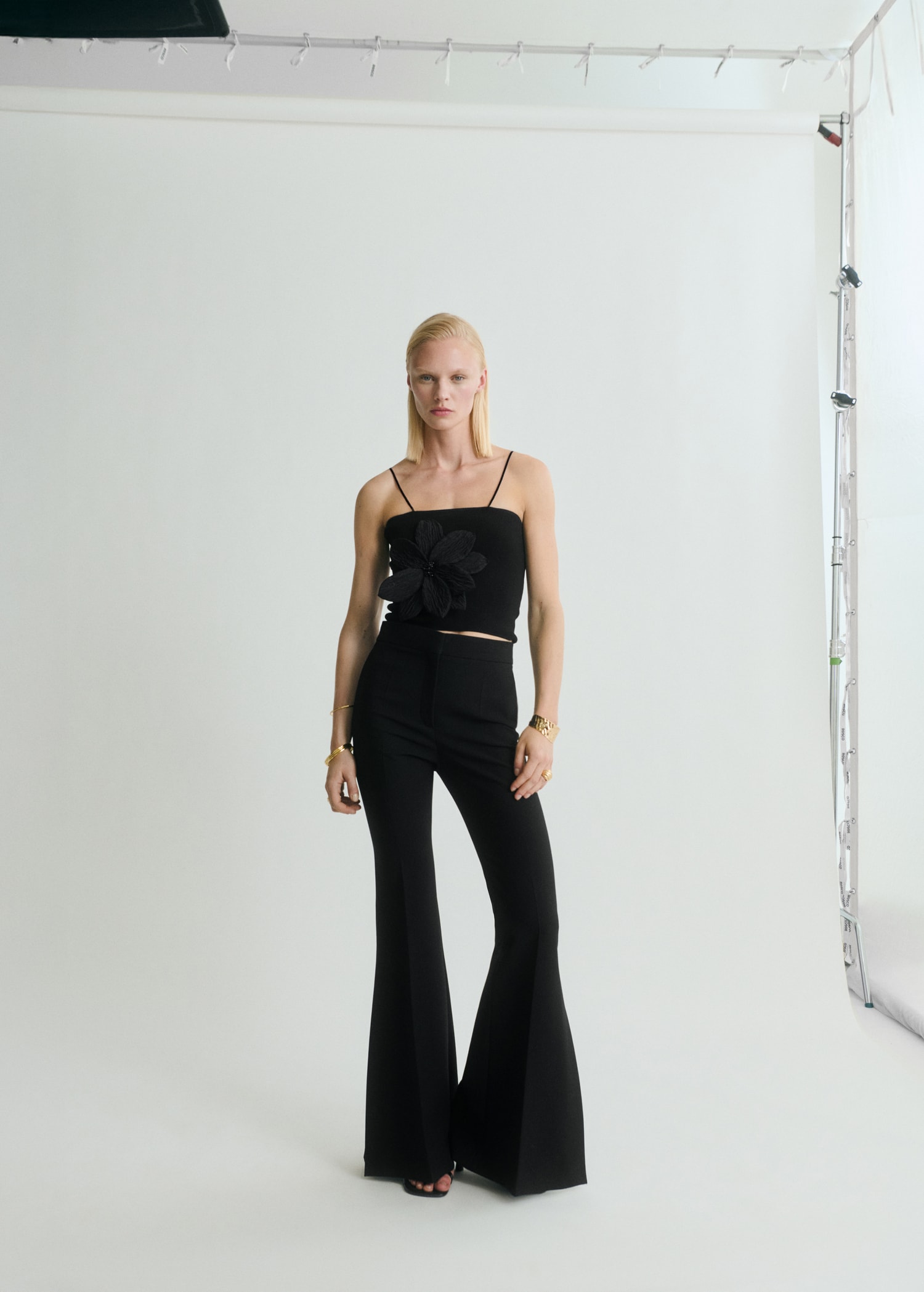 Top punto tirantes maxi flor - Plano general