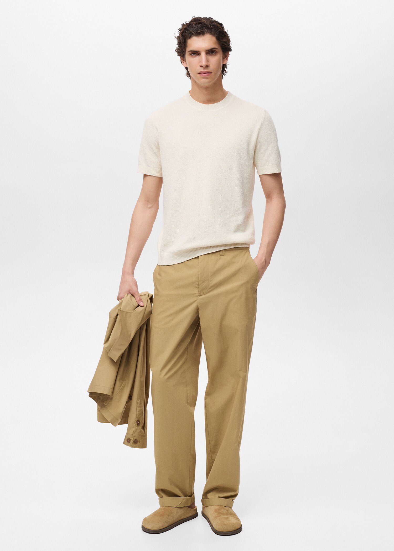 Camiseta punto fino algodón - Plano general