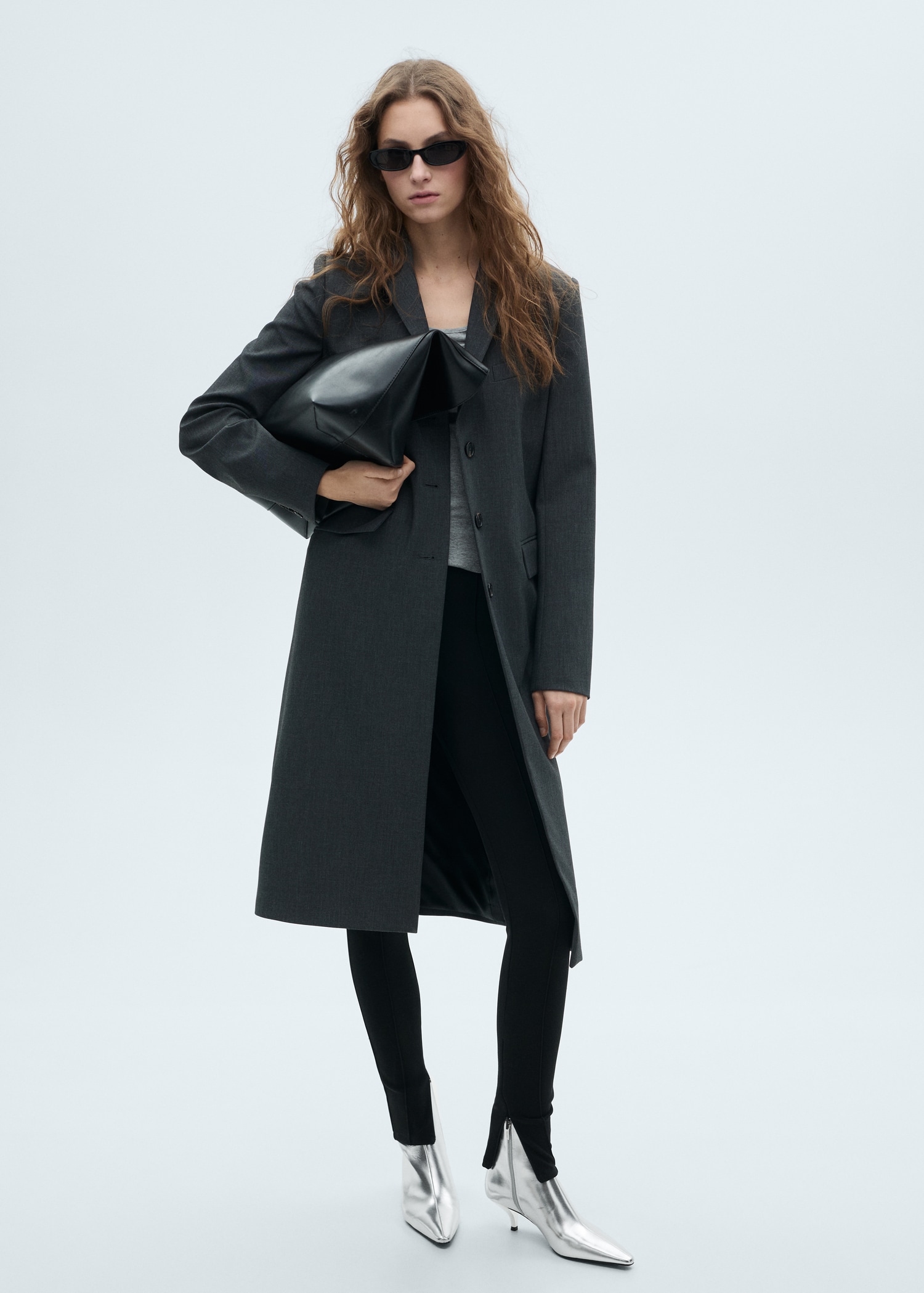 Metallic-effect pointed-toe boots Women MANGO Vietnam