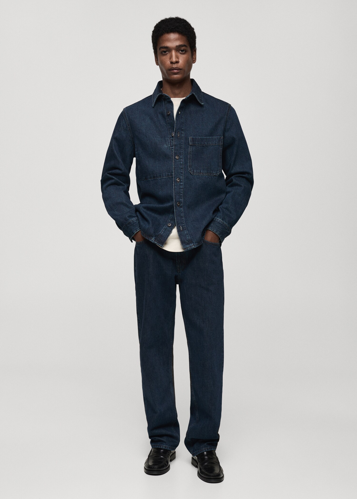 Sobrecamisa texana regular fit - Pla general