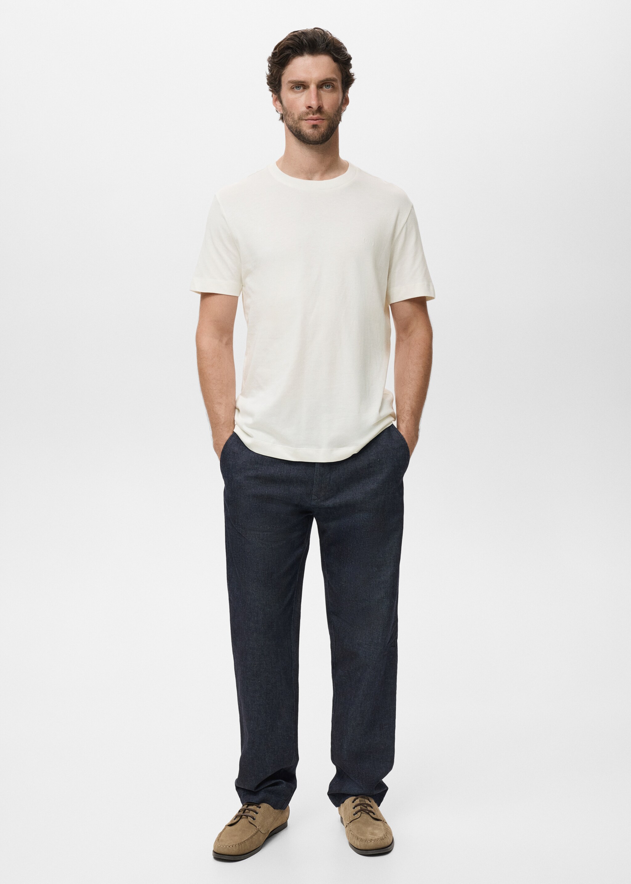 100% cotton t-shirt - General plane, White. Ref: 87080655-00.