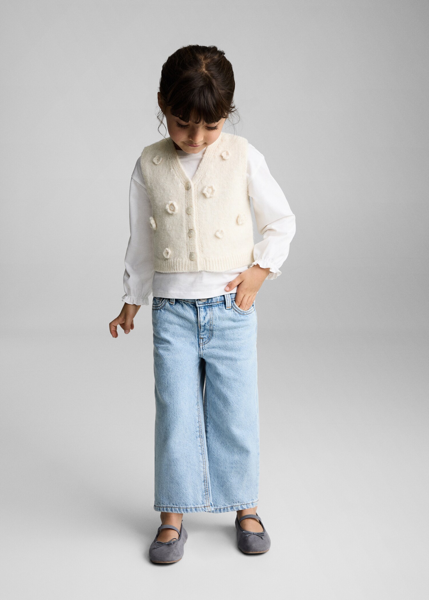 Knitted gilet - General plane