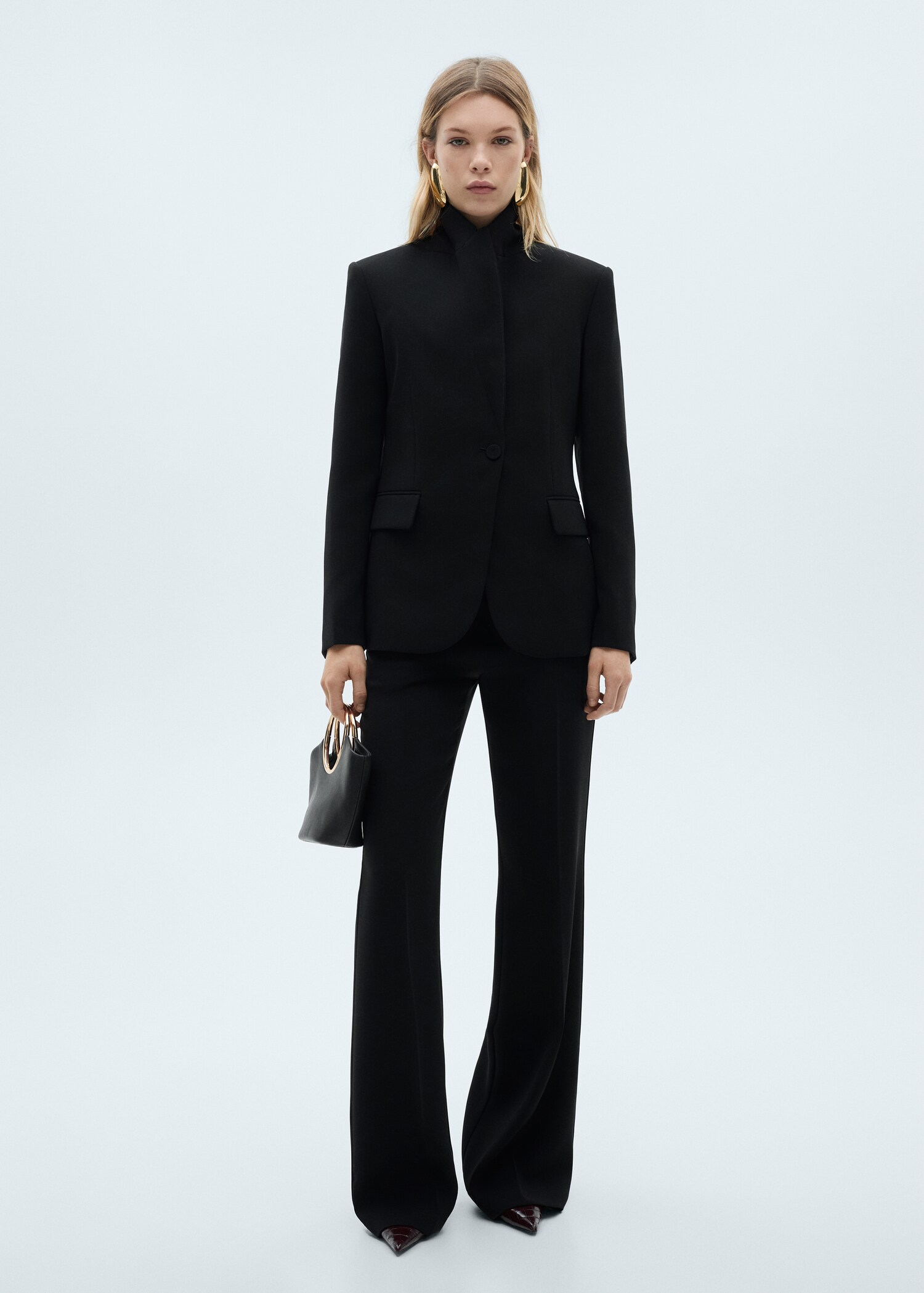 Wideleg suit trousers - General plane
