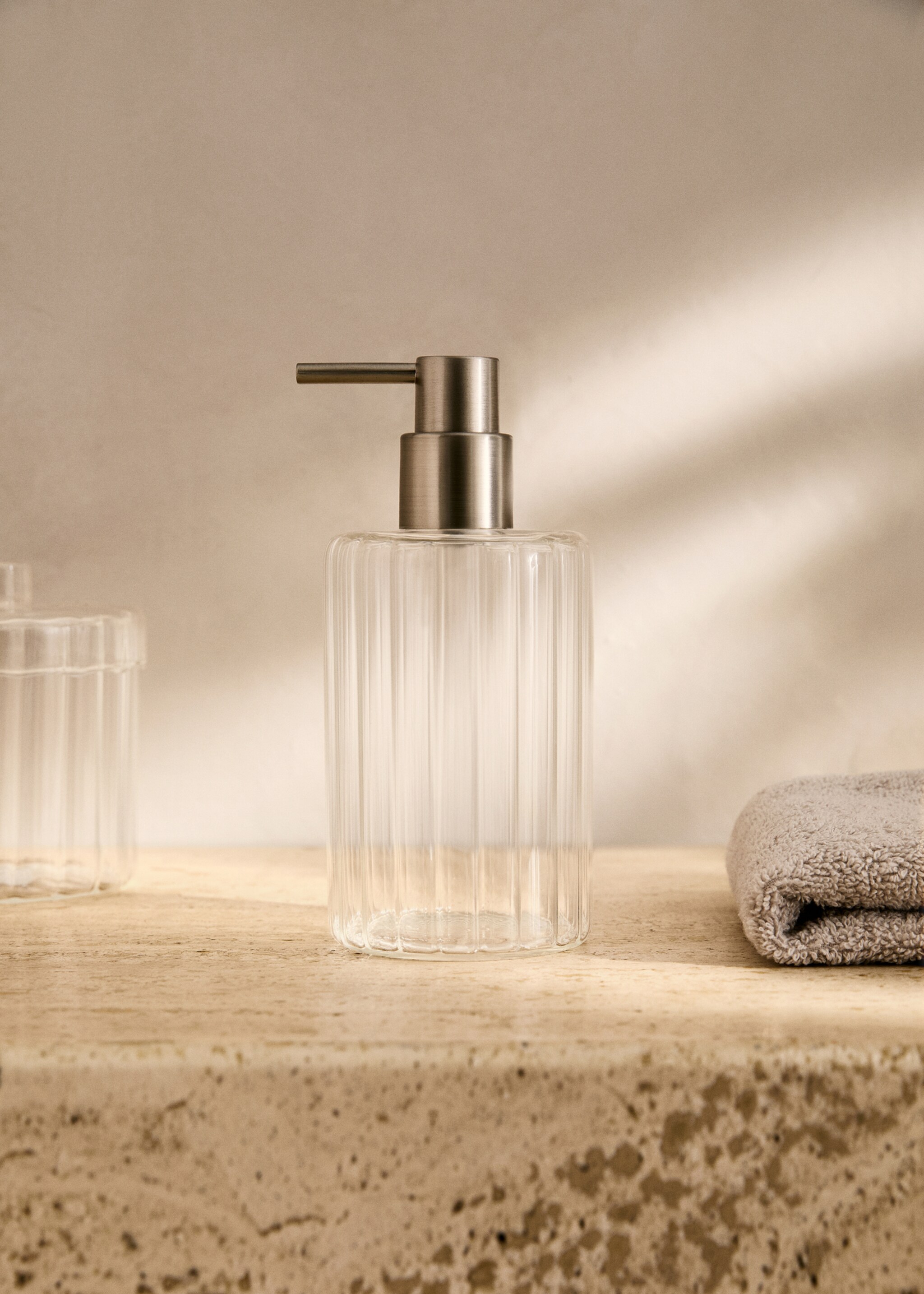 Dispenser sapone borosilicato - Piano generale