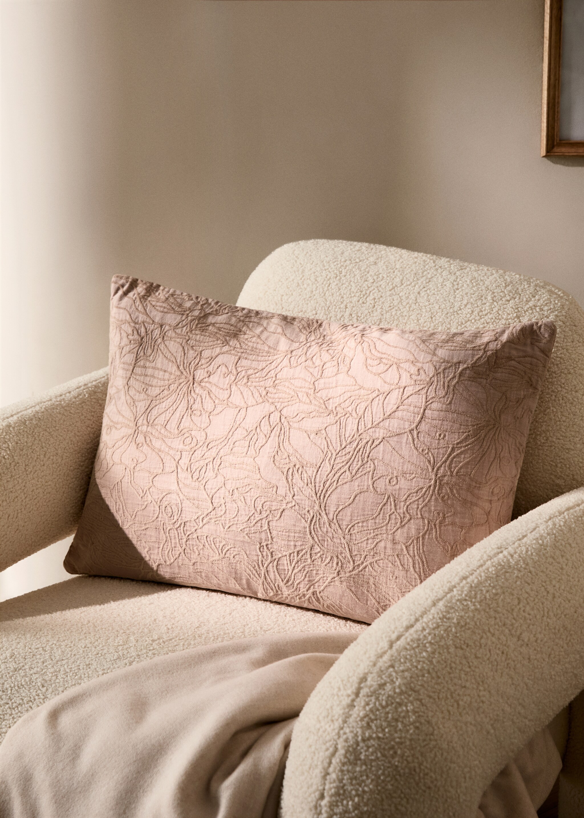 Jacquard fabric cushion cover 40x60 cm - General plane