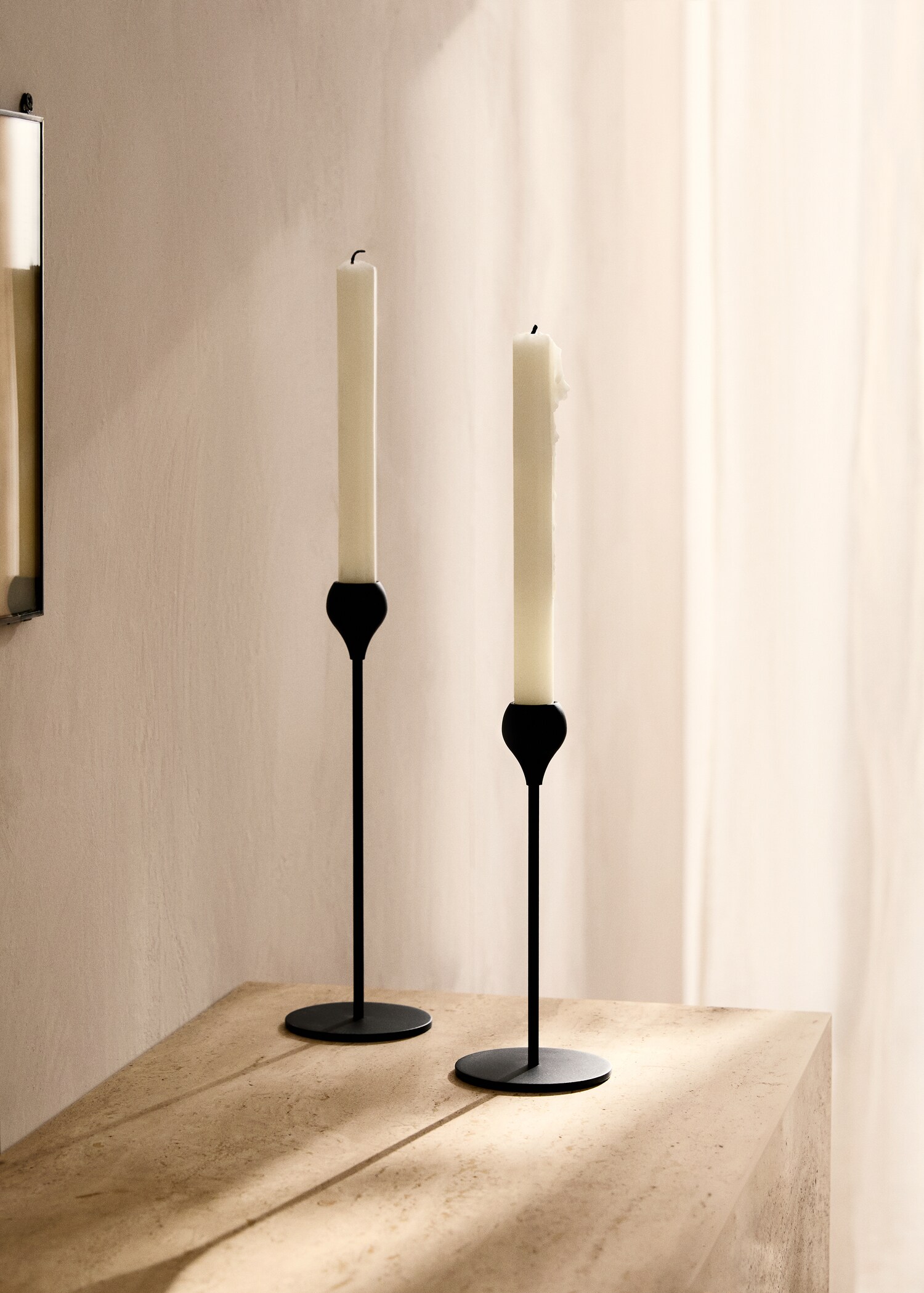 Small metal candleholder - General plane