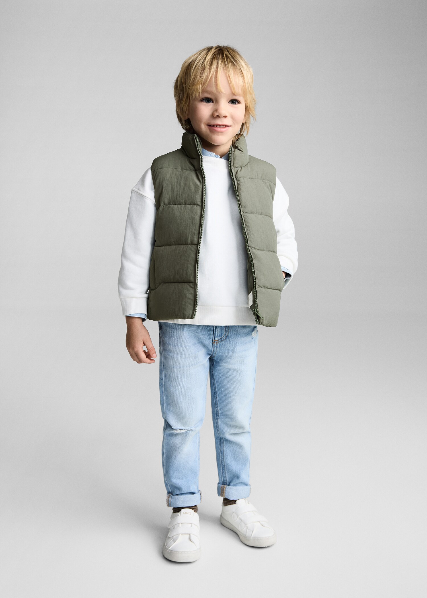 Quilted gilet - General plane