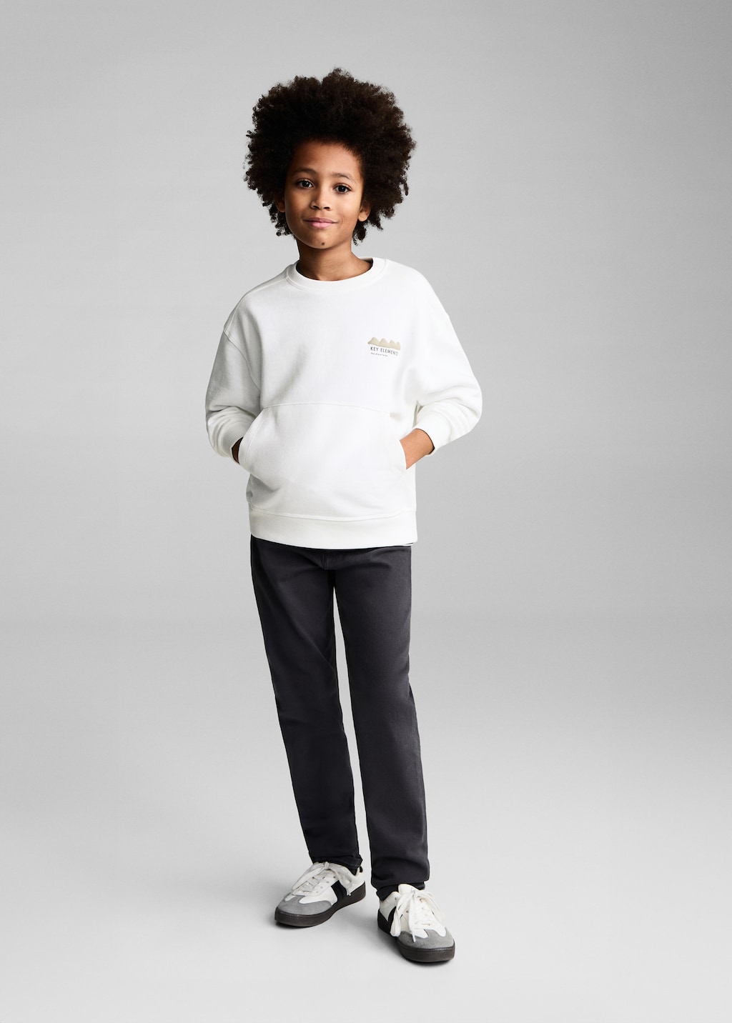 Printed embossed sweatshirt - Kids | MANGO USA Printed embossed sweatshirt - Kids | MANGO USA