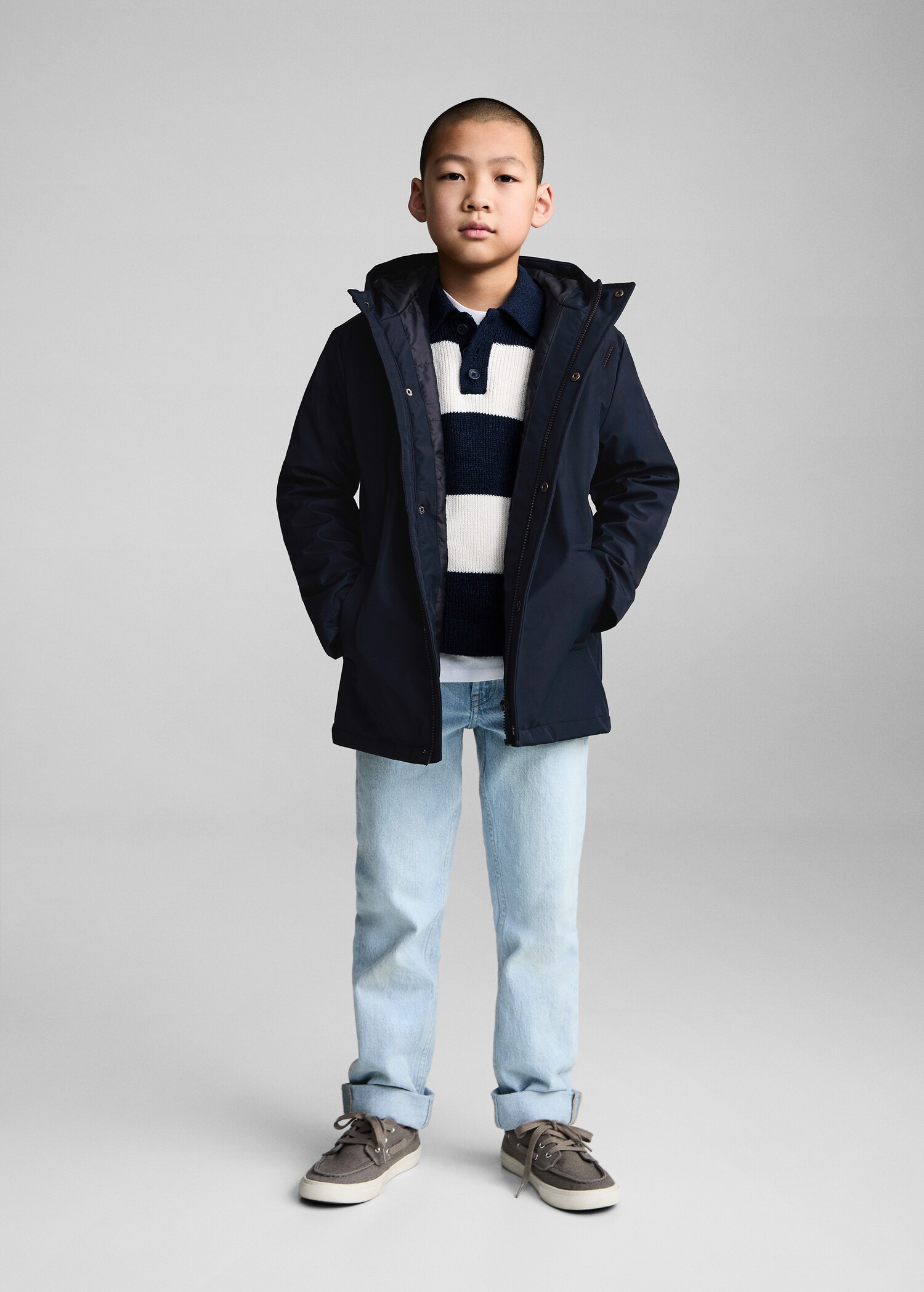 Waterproof padded parka - General plane