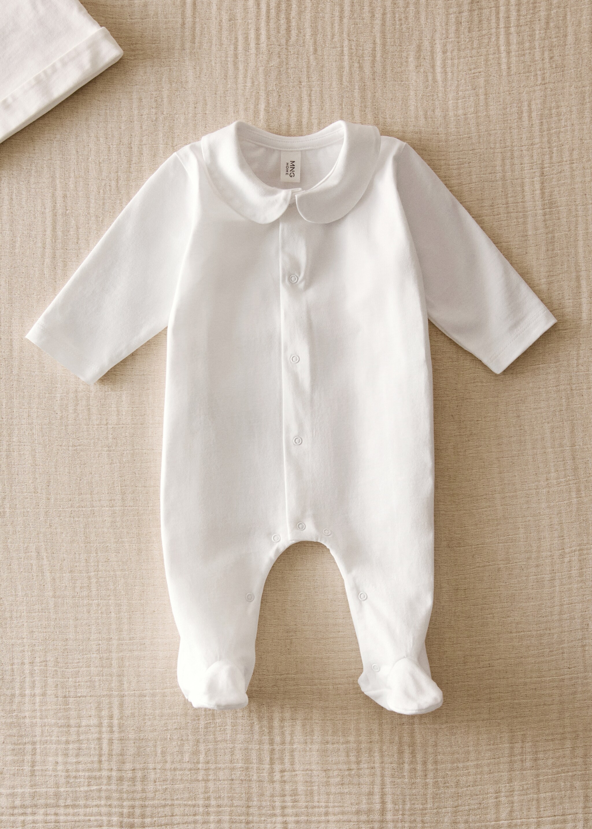 Babydoll-neck bodysuit pyjamas - General plane
