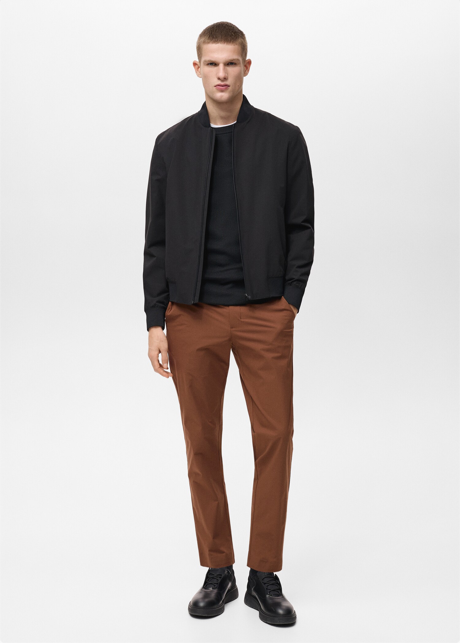 Waterproof bomber with COOLMAX® technology - General plane