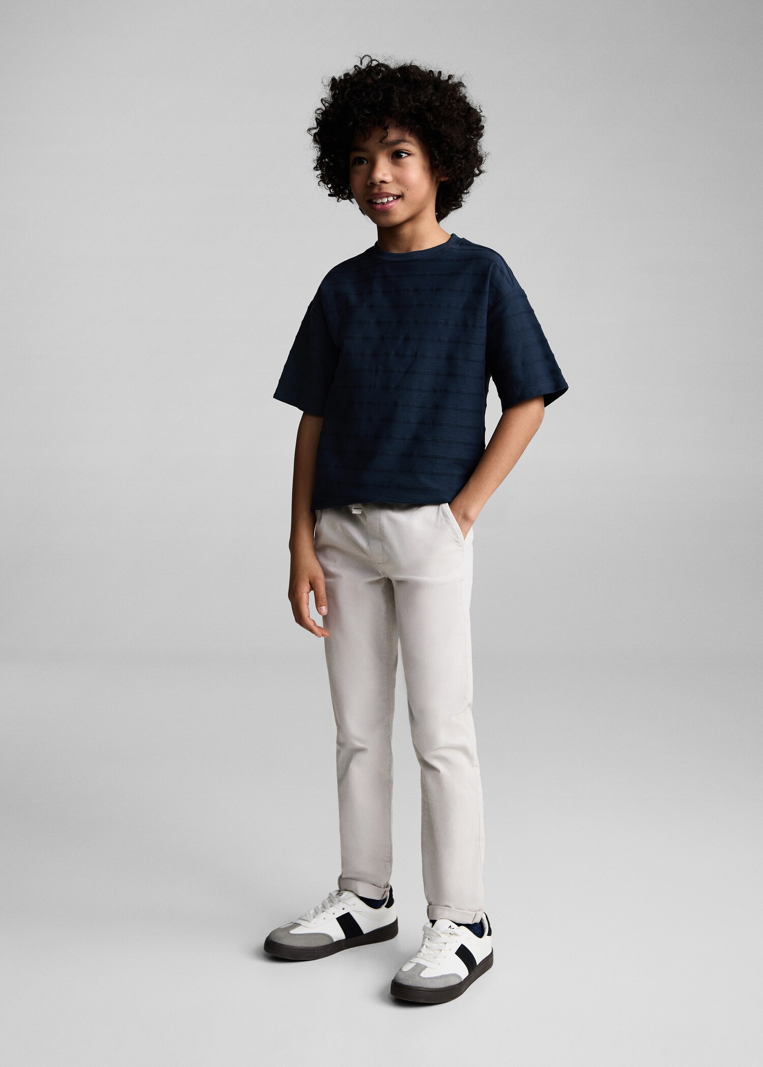 Pantalón slim fit algodón - Plano general