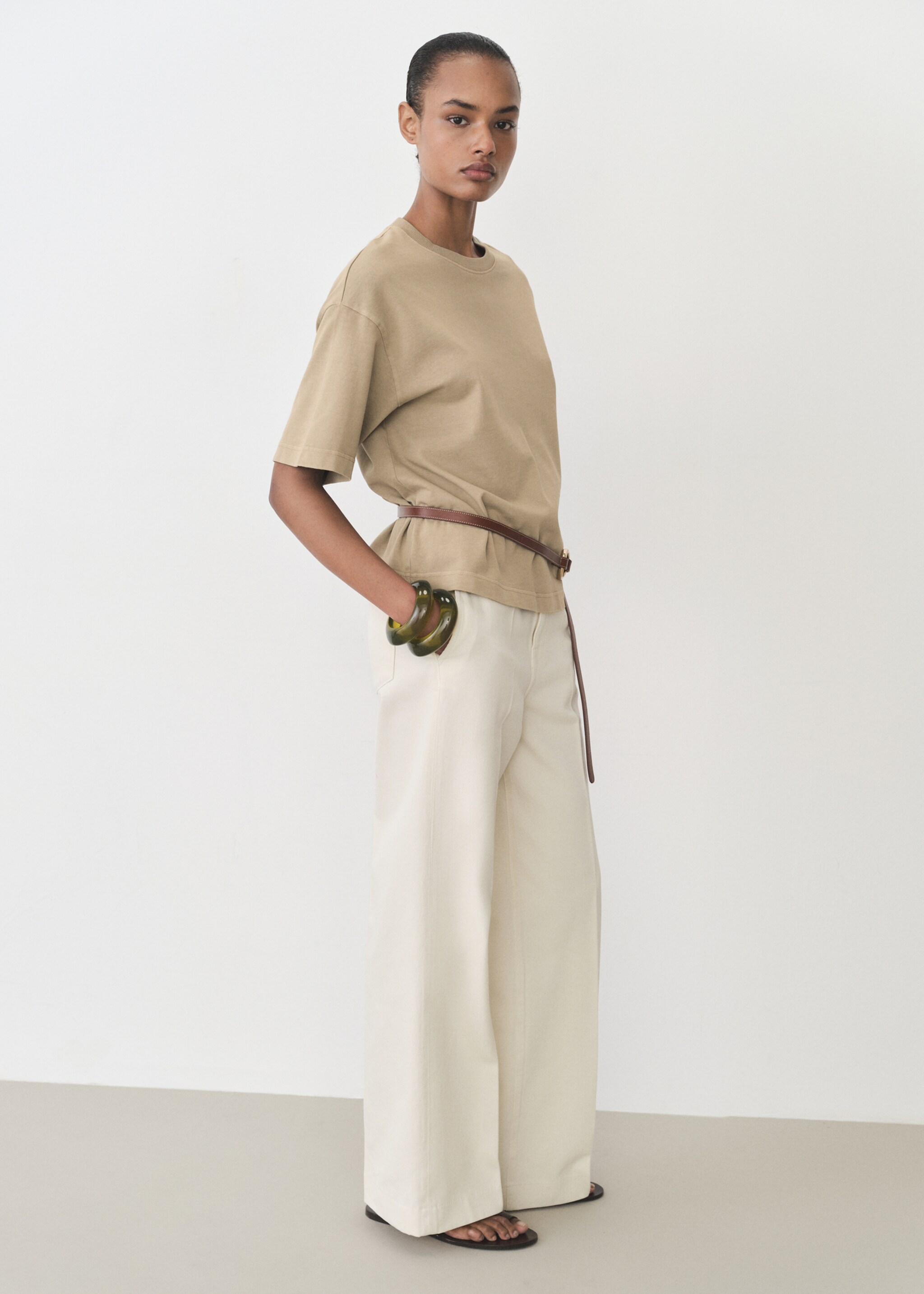 Oversized cotton t-shirt - General plane
