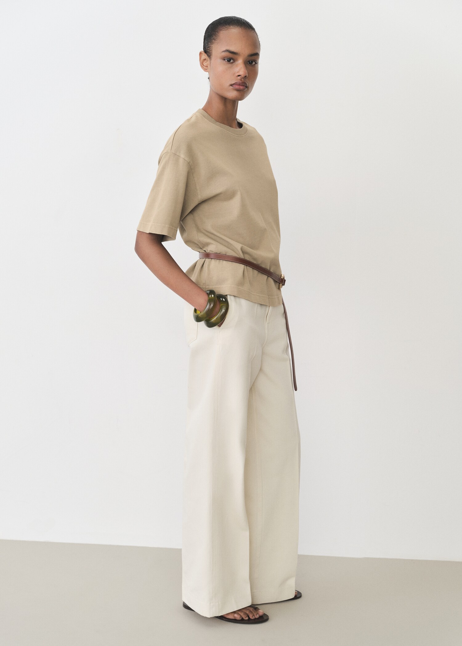 Oversized cotton t-shirt - General plane