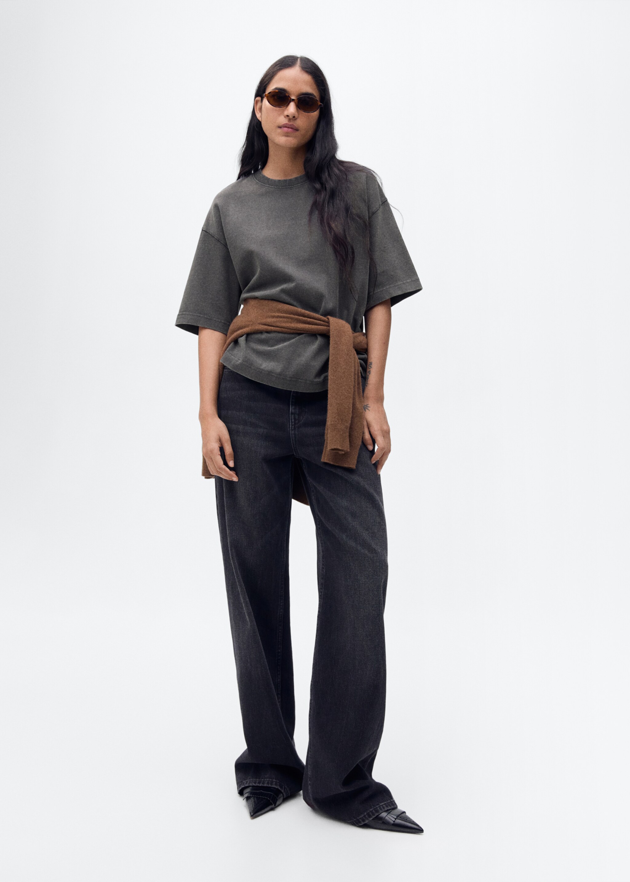 Oversized cotton t-shirt - General plane