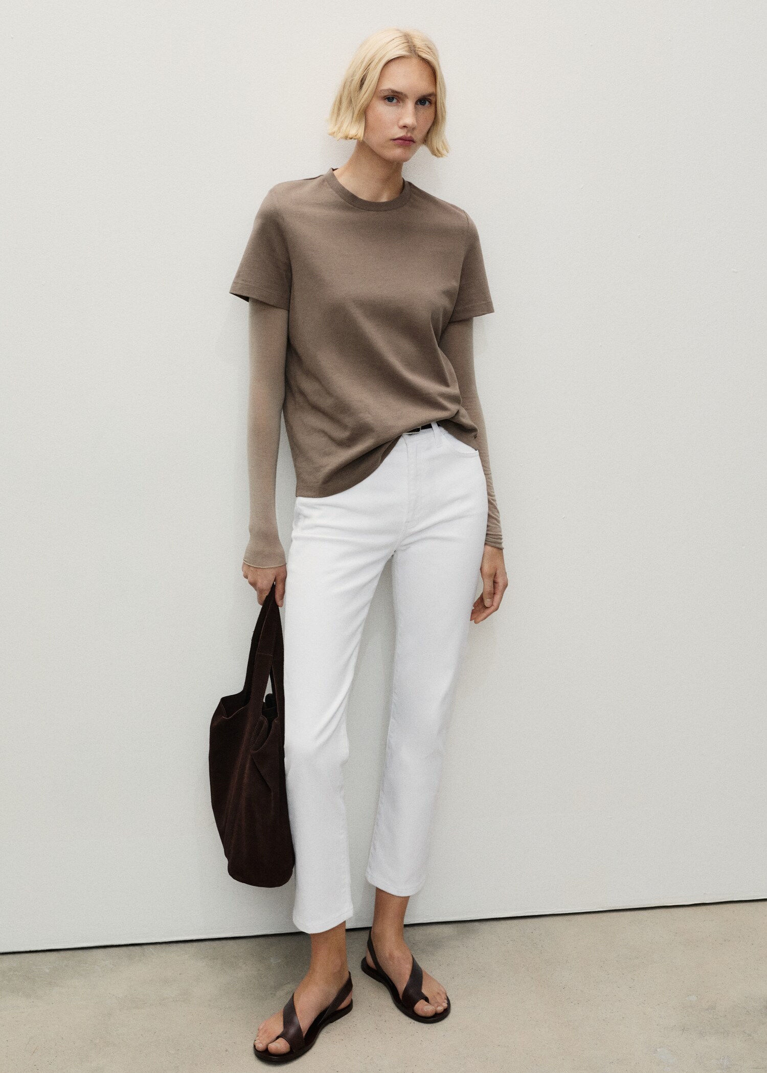 Slim-Jeans in Cropped-Länge Claudia - Allgemeine Ansicht