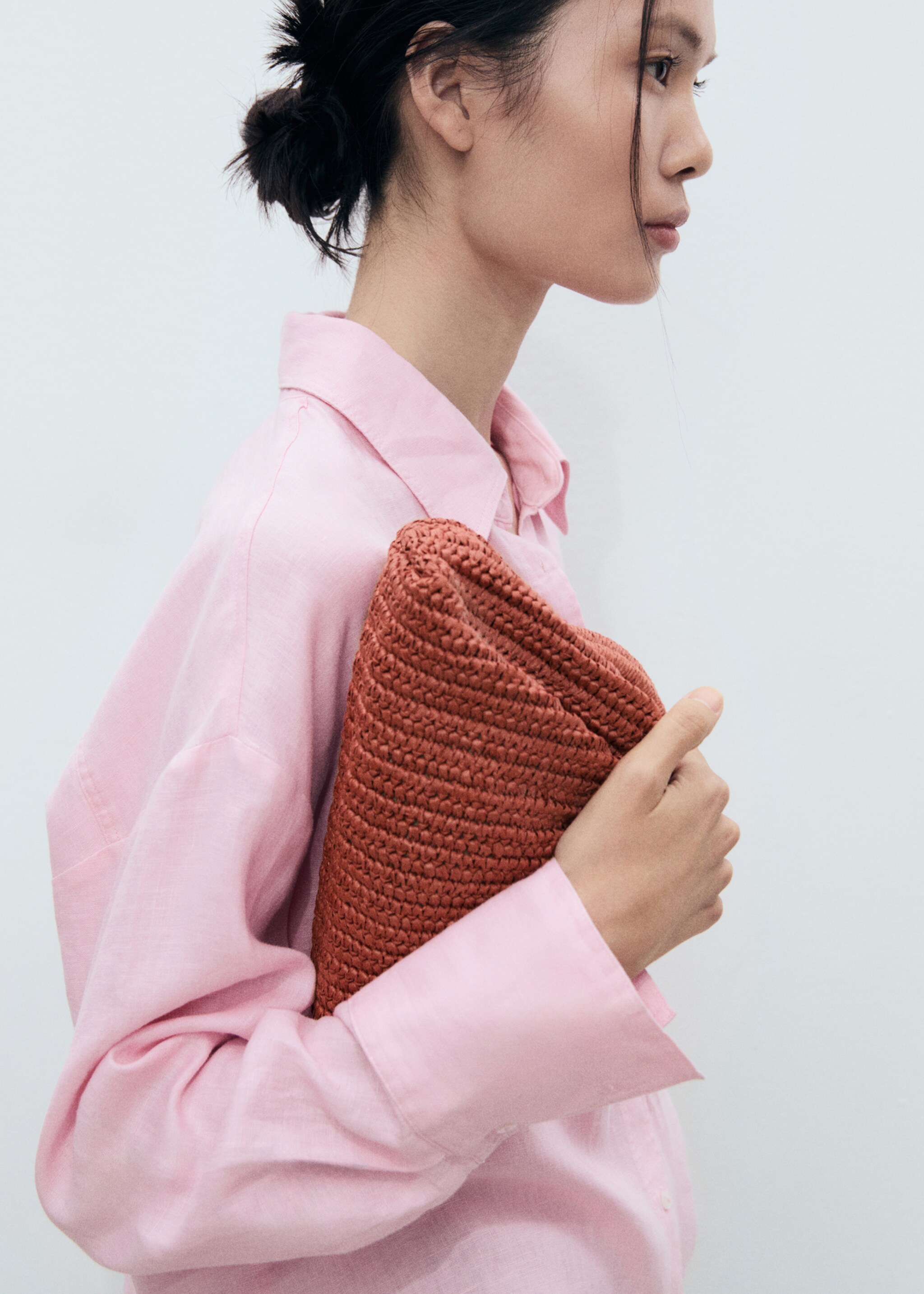Handtasche aus Naturfaser - Allgemeine Ansicht