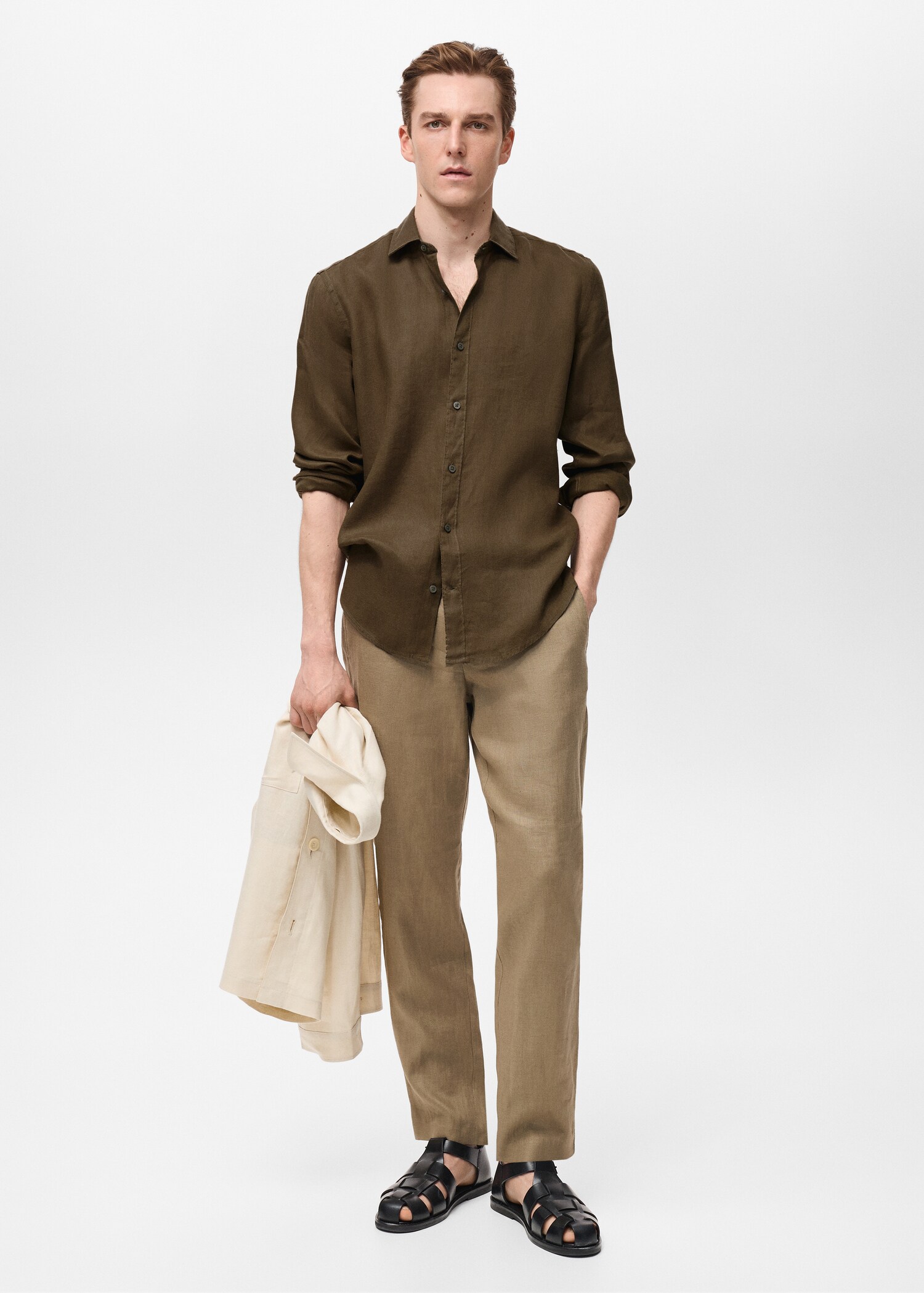 Linen 100% shirt - General plane