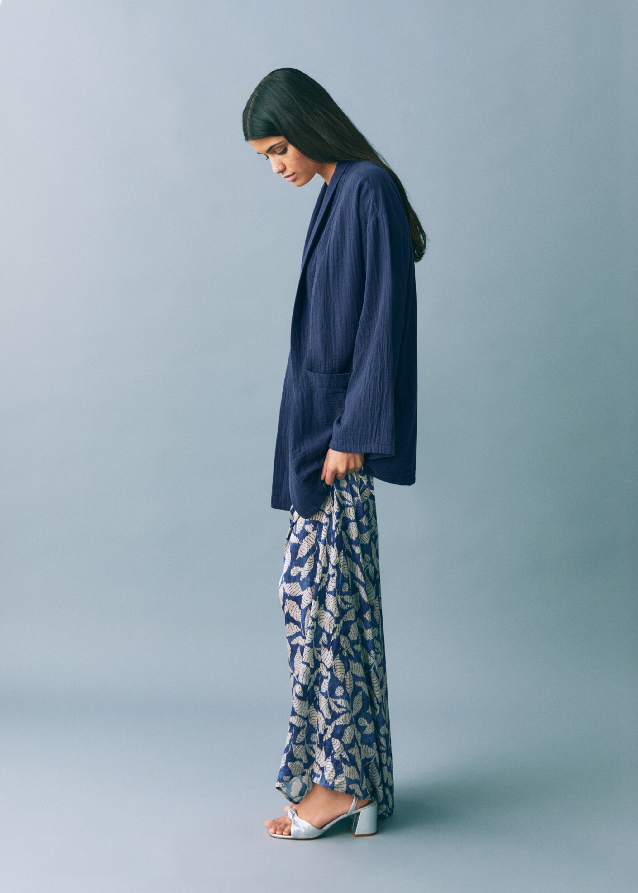 Bamboo kimono jacket - General plane