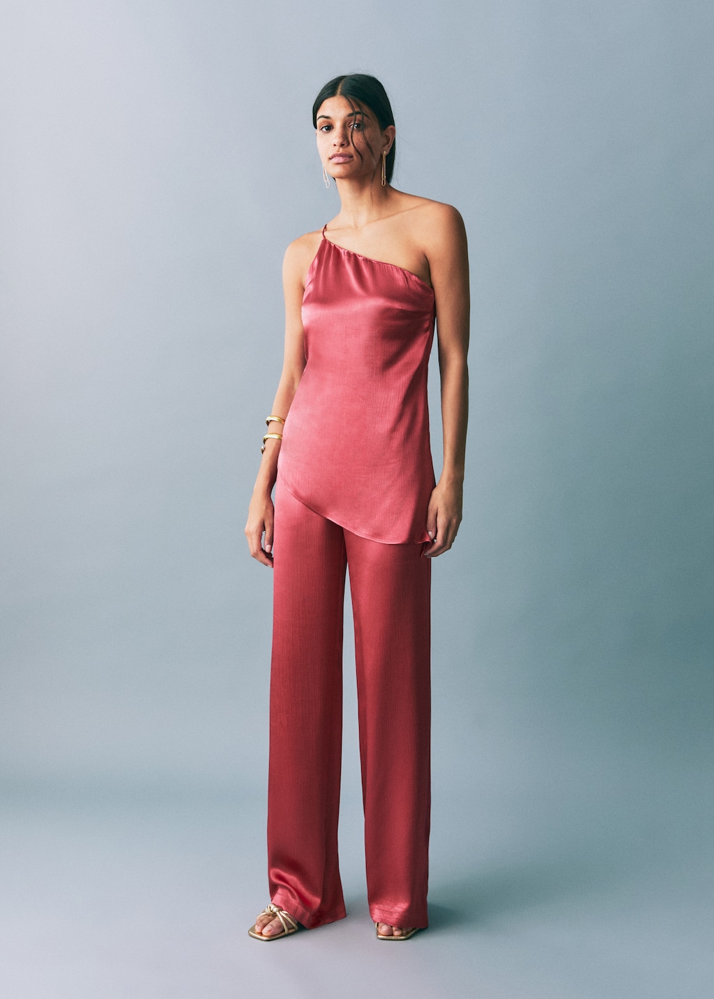 Satin straight-fit pants - Teen | MANGO USA Satin straight-fit pants - Teen | MANGO USA