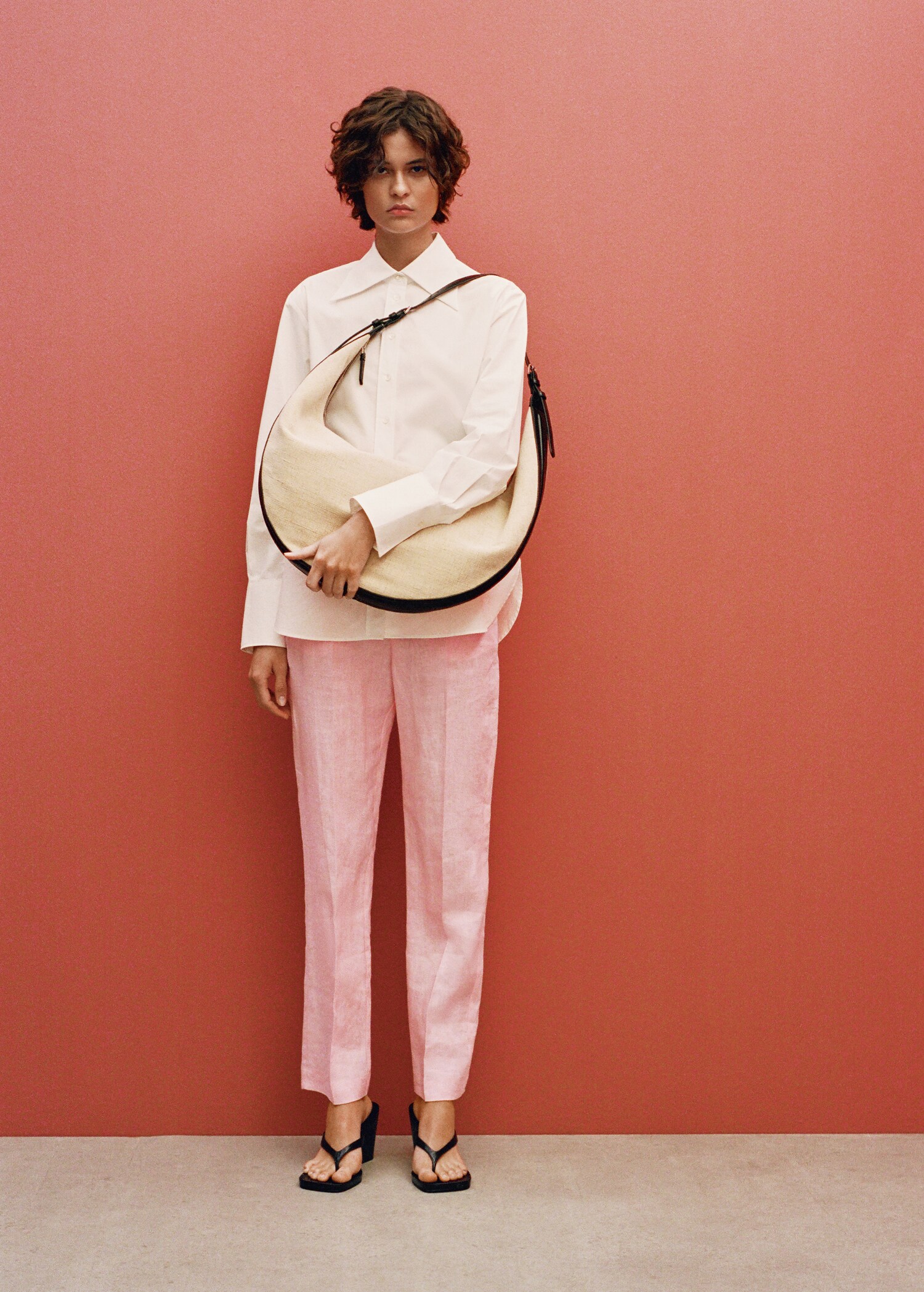 Linen suit trousers - General plane