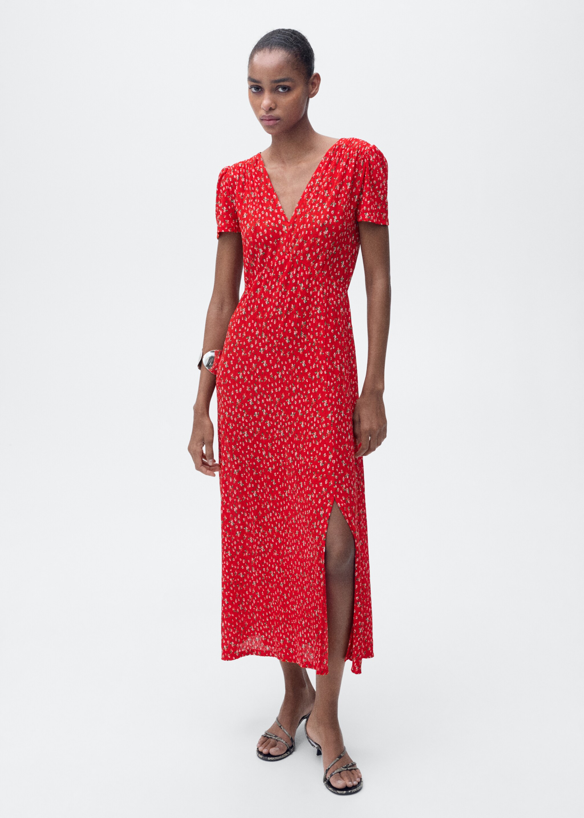 Robe midi à imprimé - Plan général