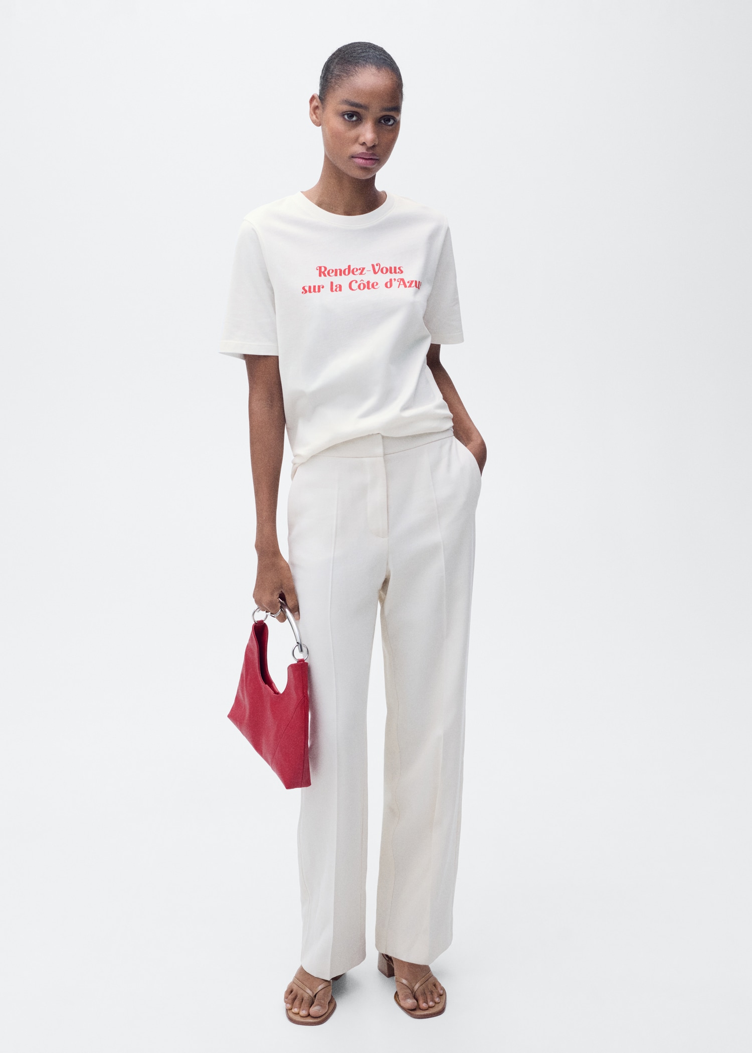 Short-sleeved printed t-shirt - General plane