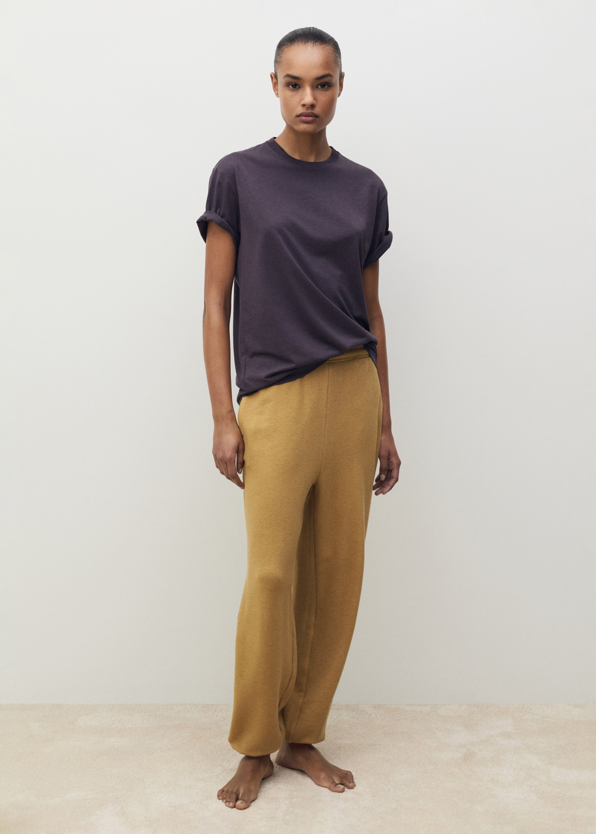 Short-sleeved lyocell t-shirt - General plane