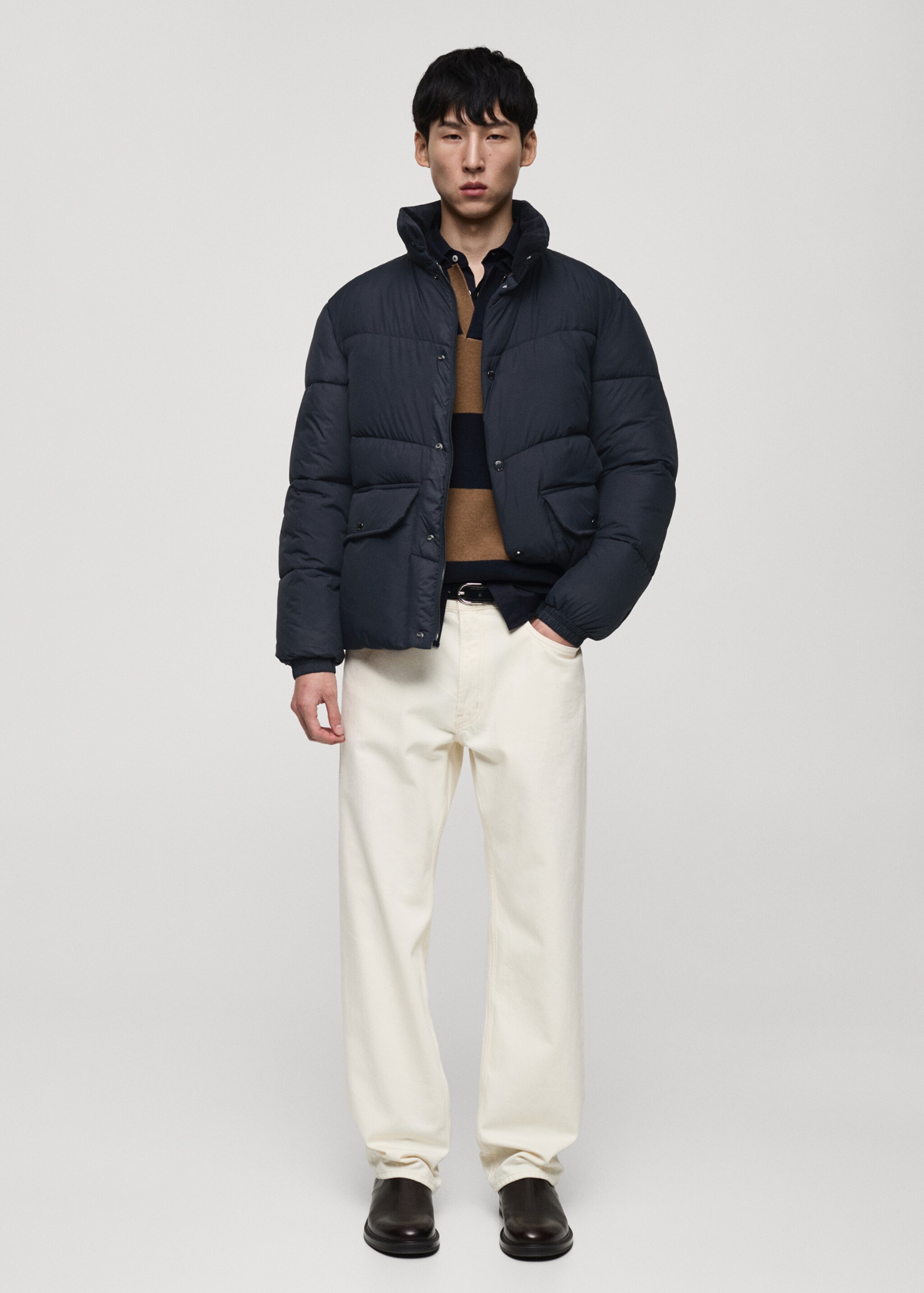 Anorak acolchado water-repellent - Plano general