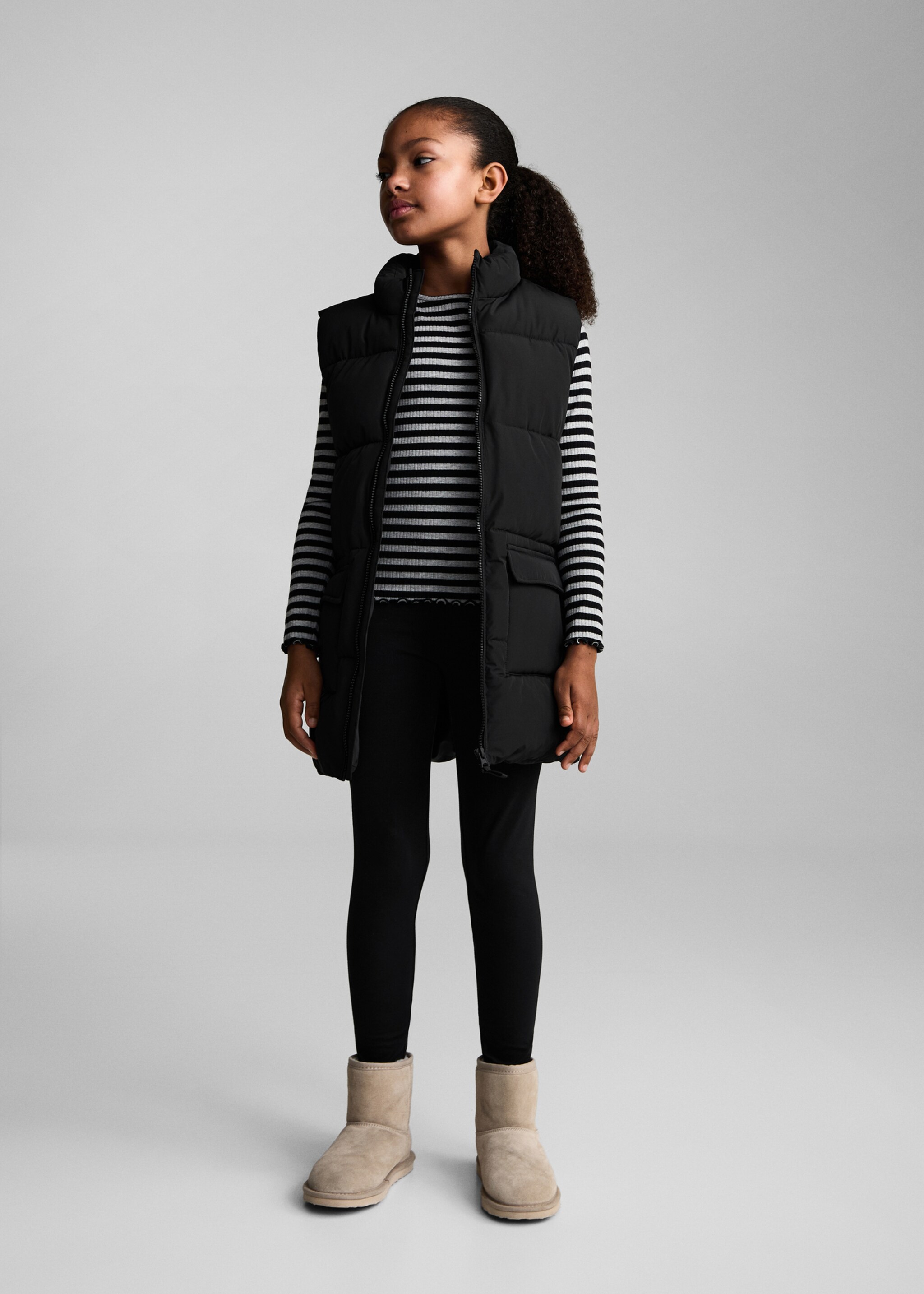 Basic-Leggings aus Baumwolle - Allgemeine Ansicht