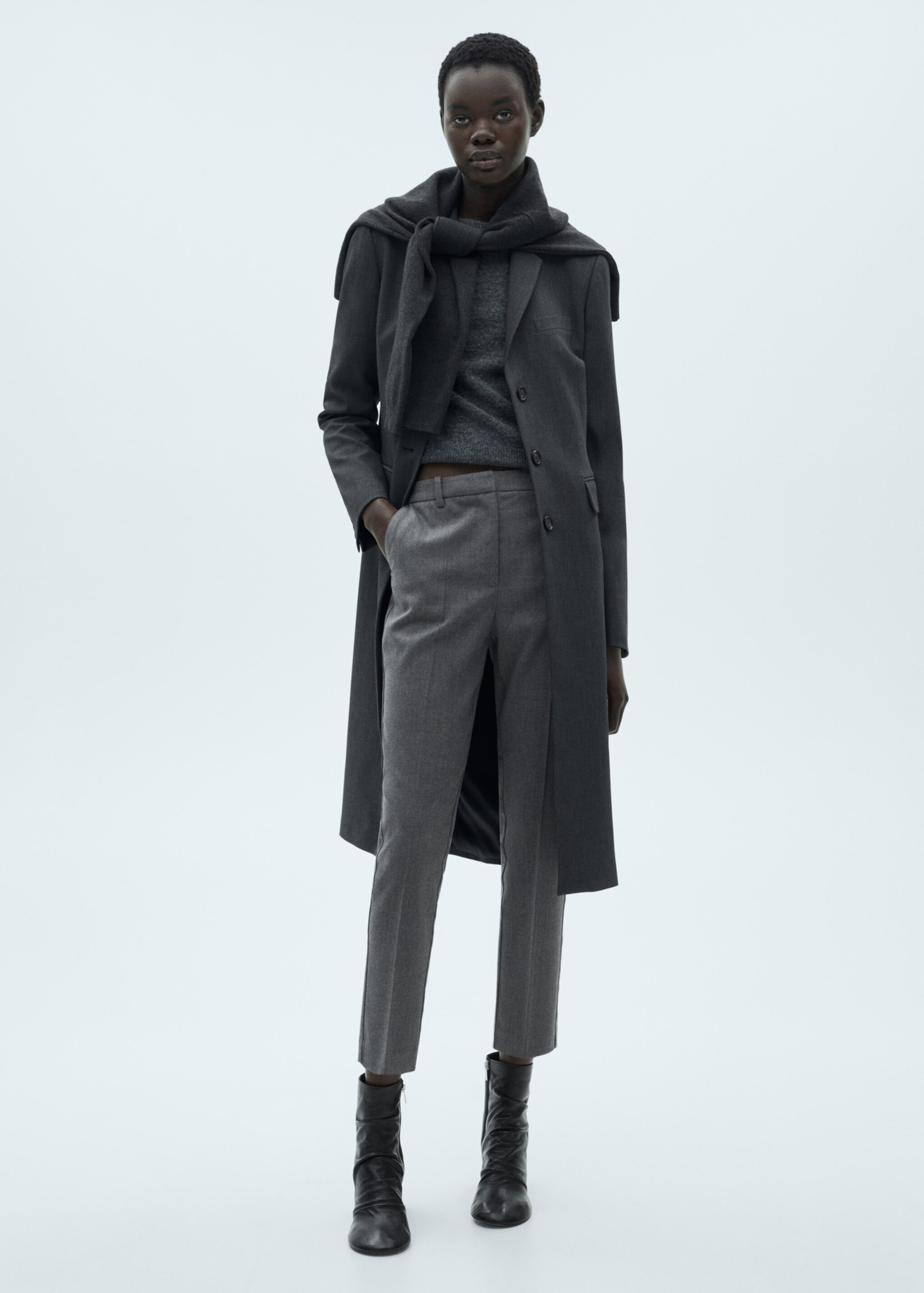 Crop skinny trousers - General plane
