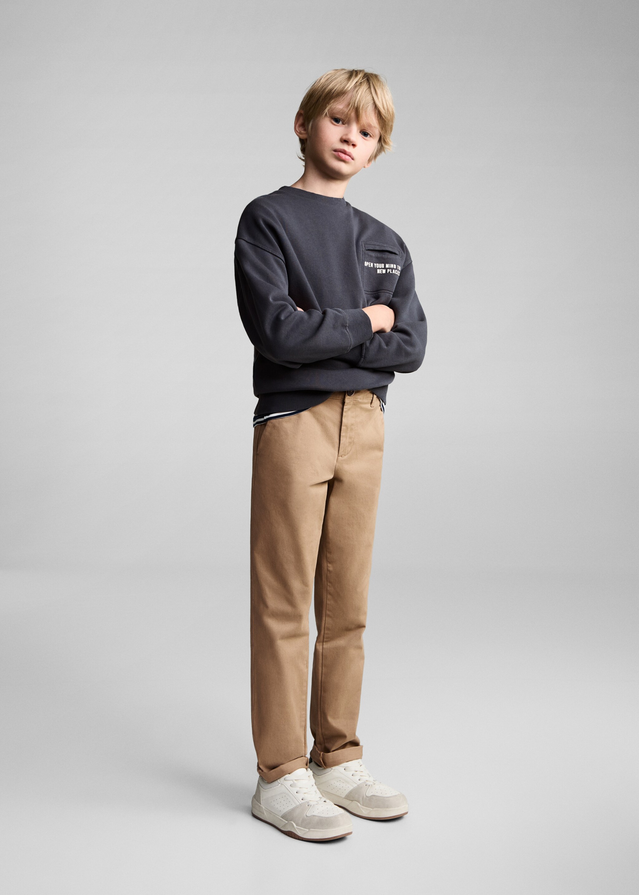 Pantalon chino coton - Plan général