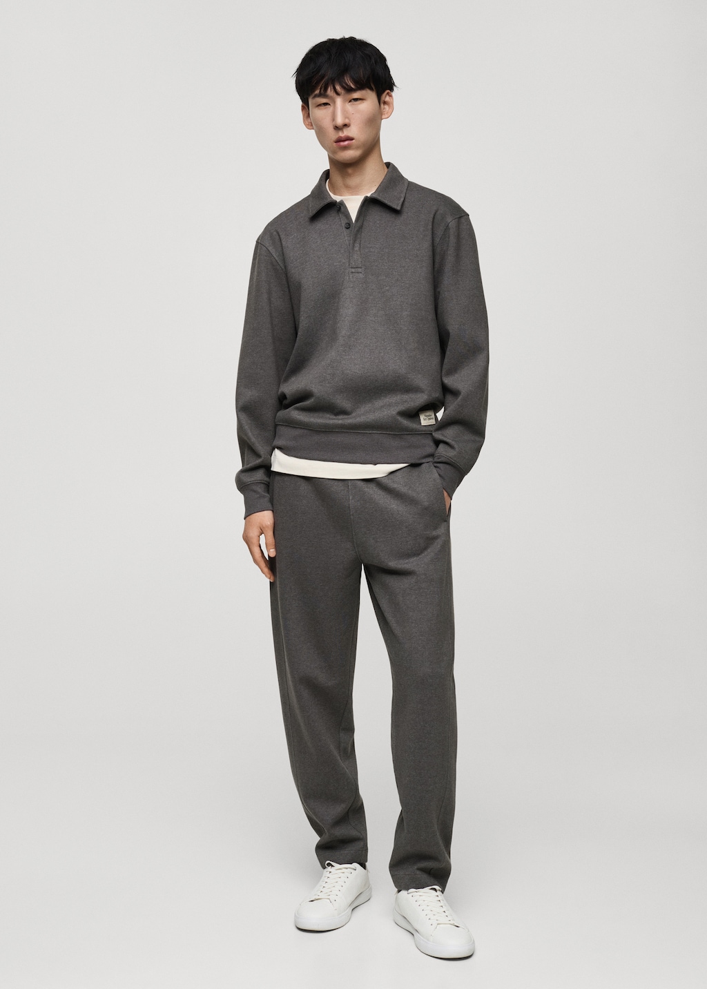 Cotton polyester joggers hotsell