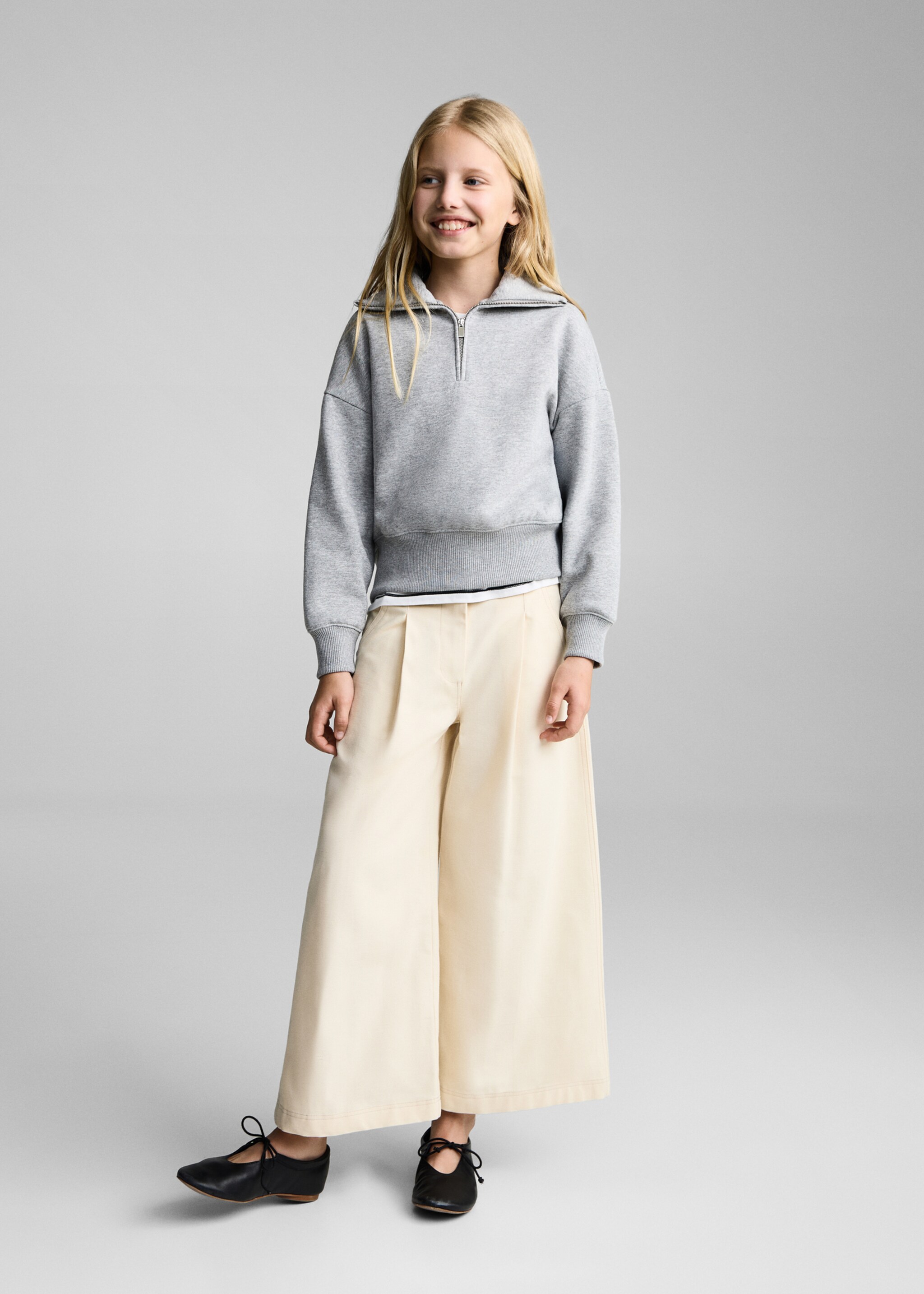 Dart culotte jeans - General plane