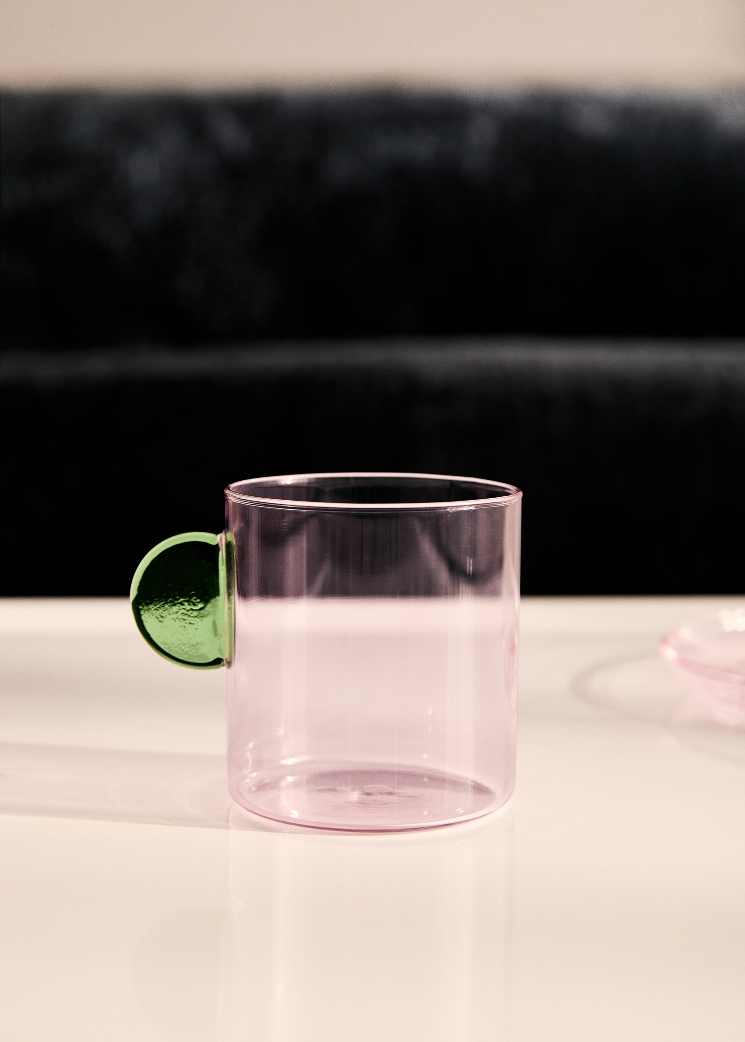 Two-tone borosilicate cappuccino cup - General plane