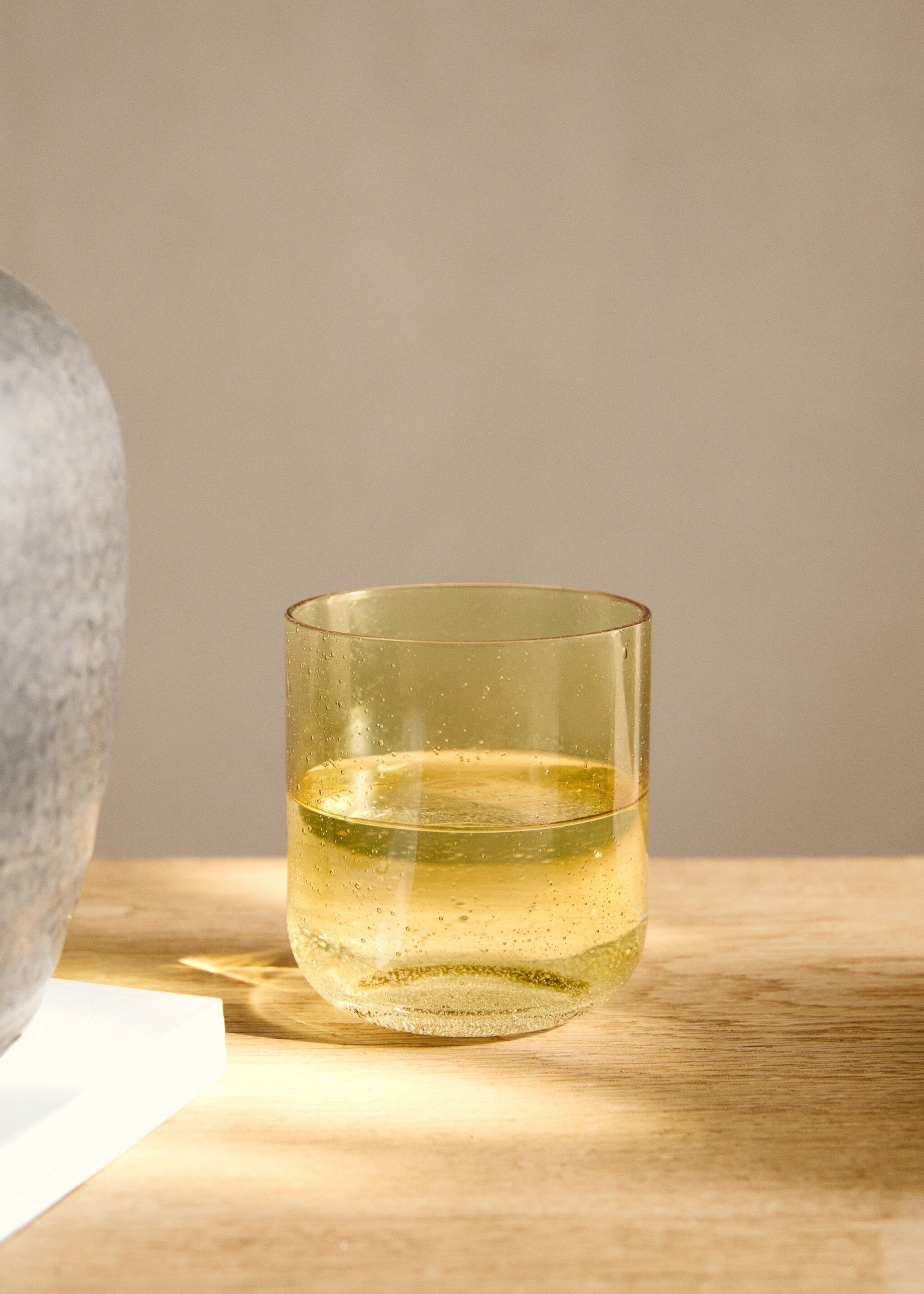 Glas van bubbelglas - Overzichtstekening