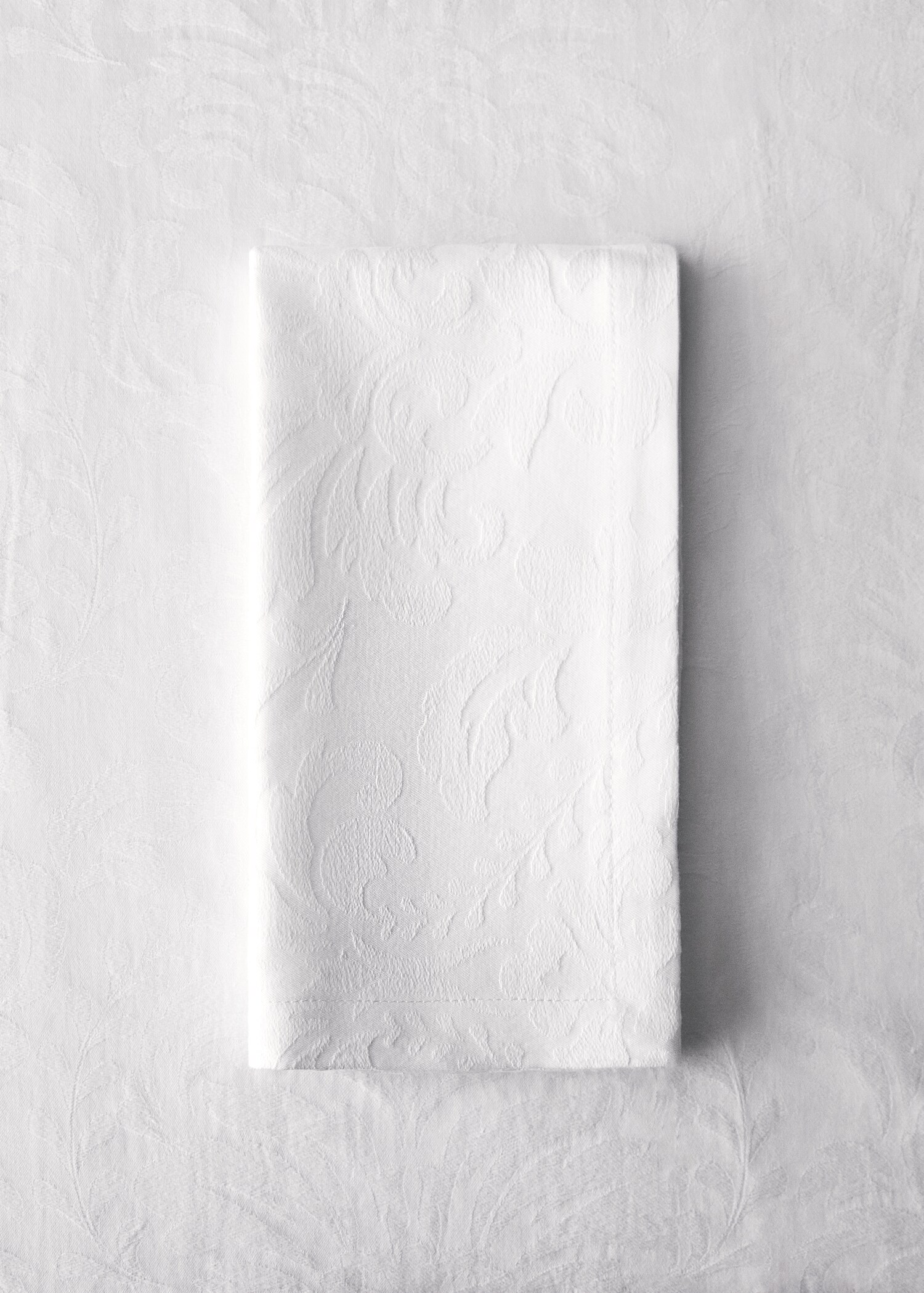Tovaglioli cotone jacquard floreale - Piano generale