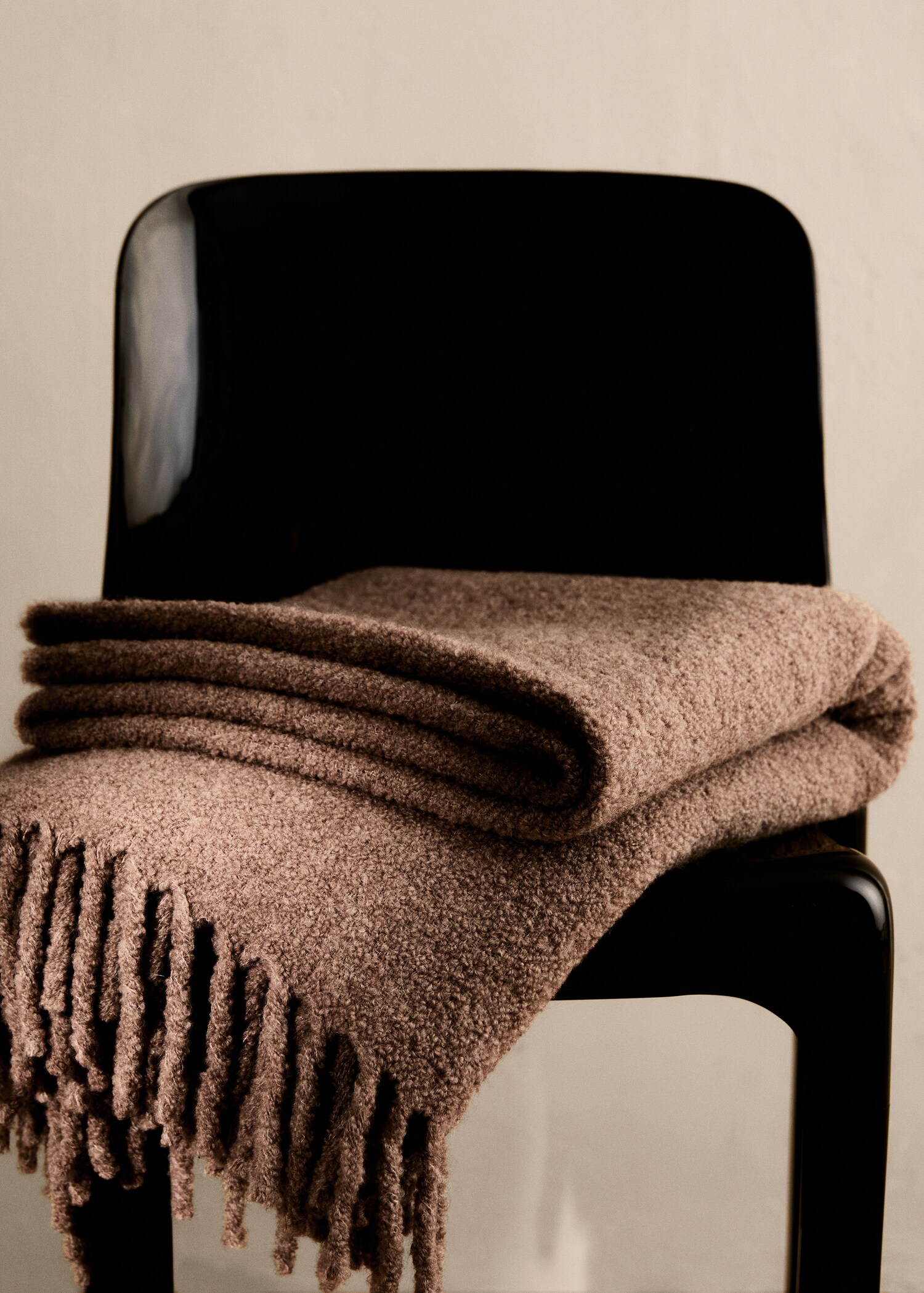Manta textura bouclé - Plano general